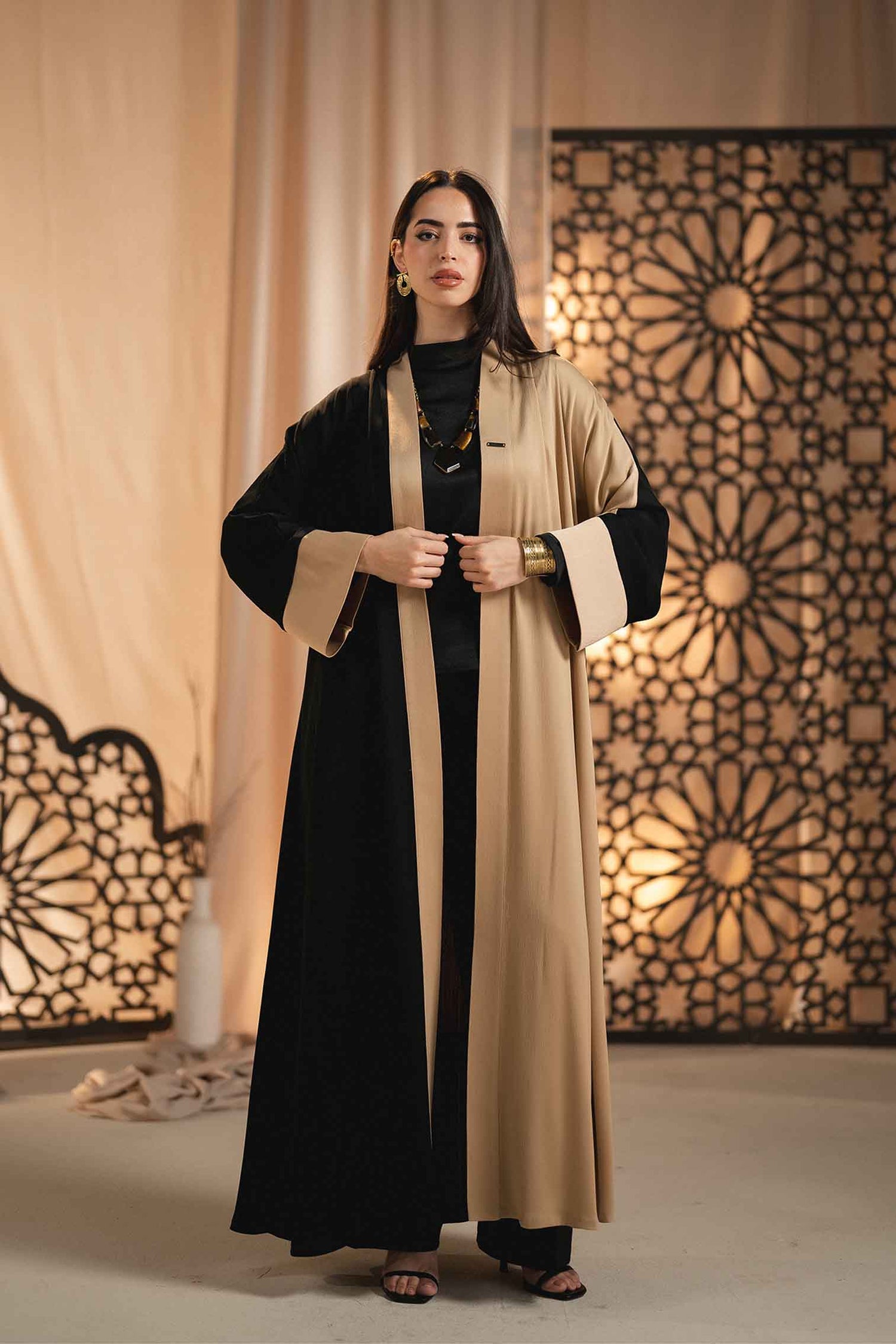 SILK X SATIN ABAYA