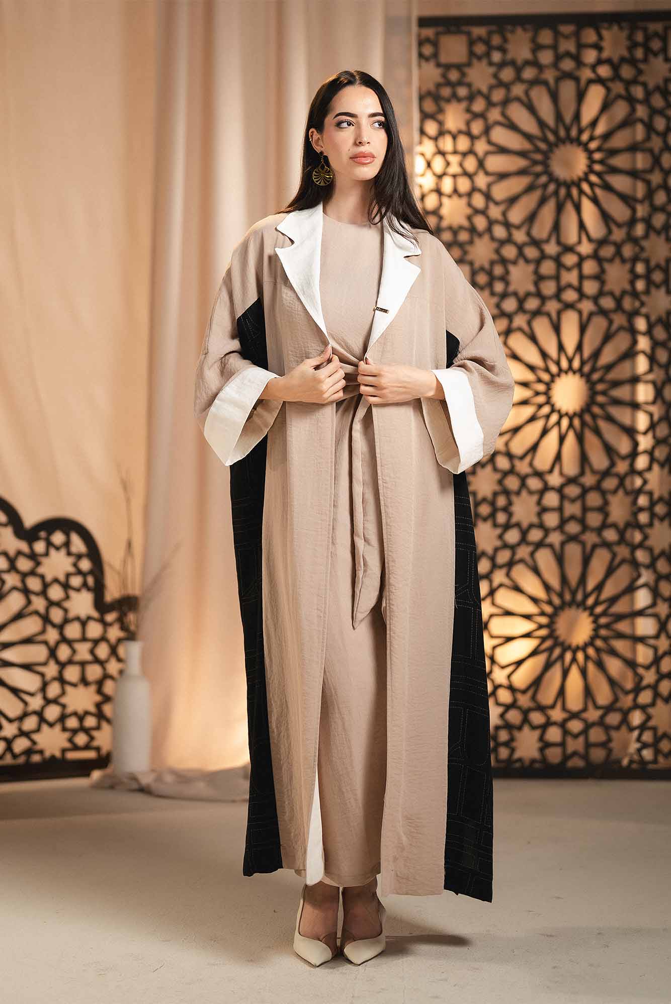 3 COLOR OPEN ABAYA