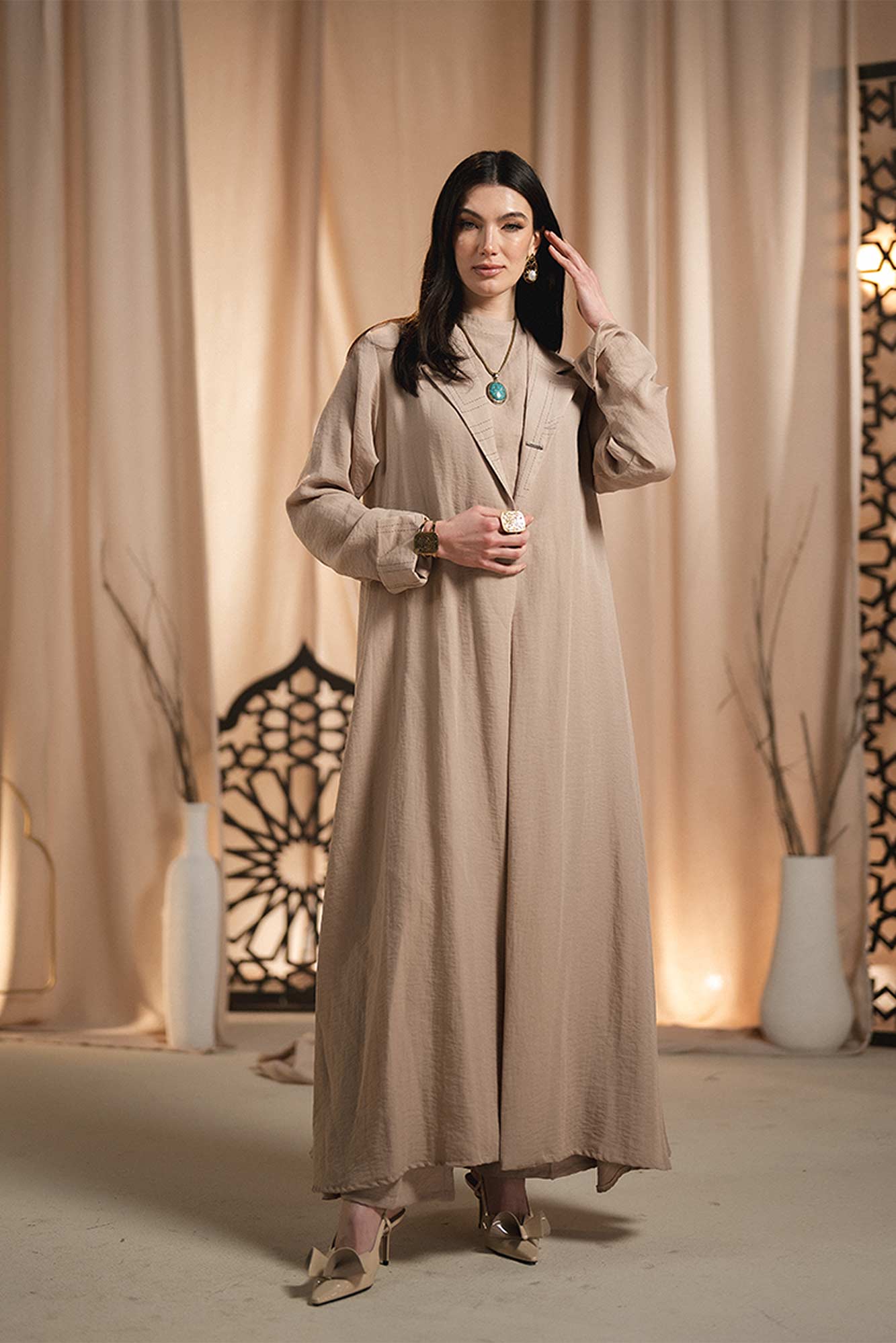 Linen Abaya