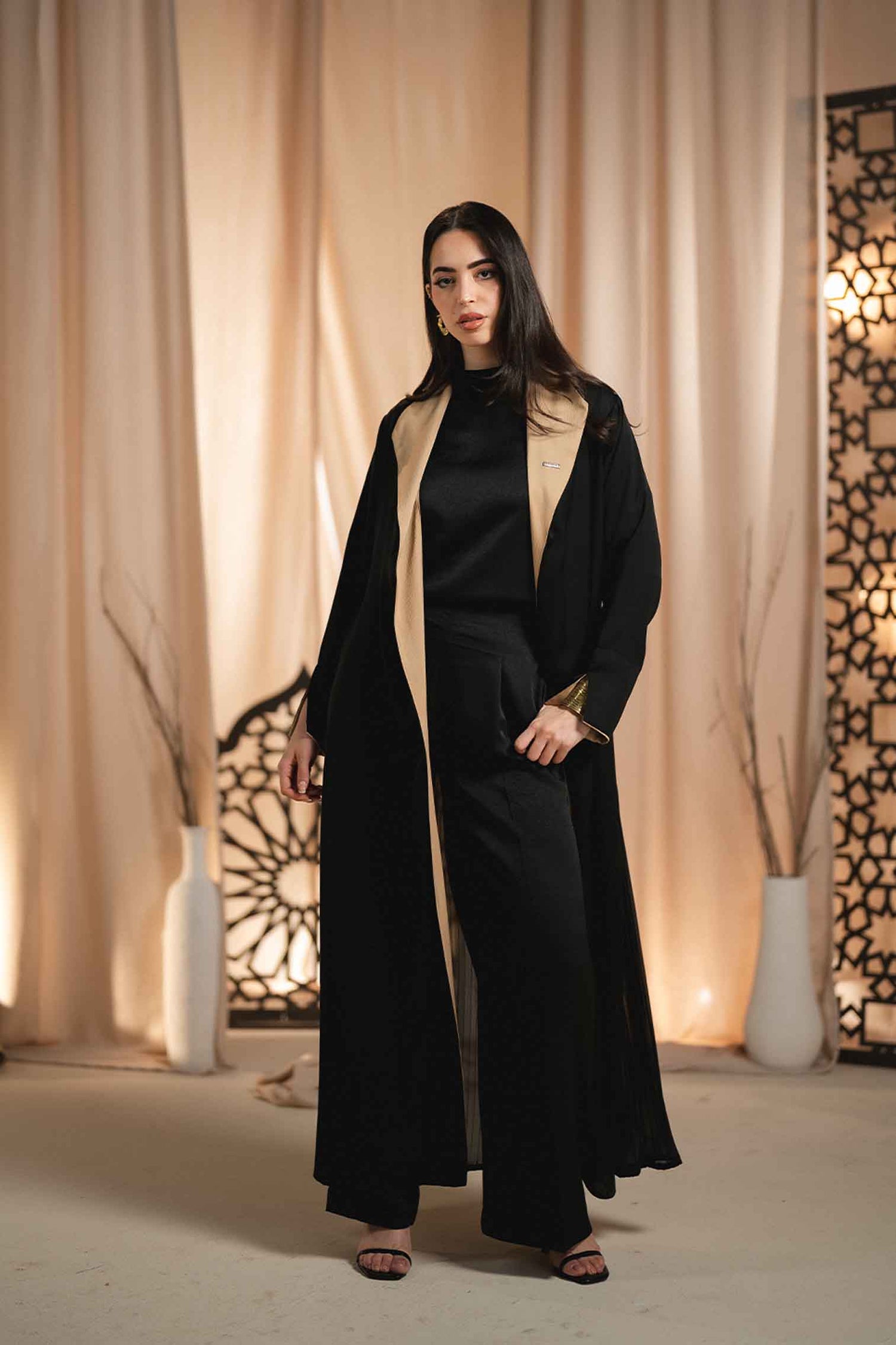 SILKXCHIFFON ABAYA