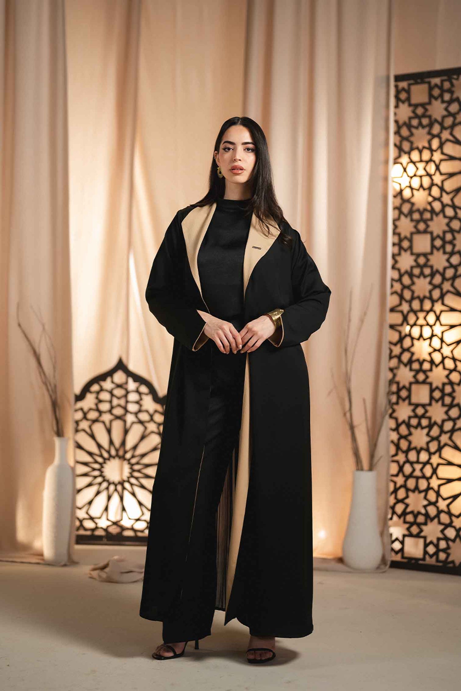 SILKXCHIFFON ABAYA