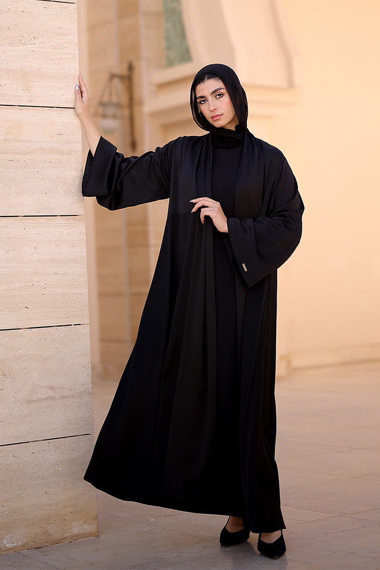 OPEN ABAYA SILK