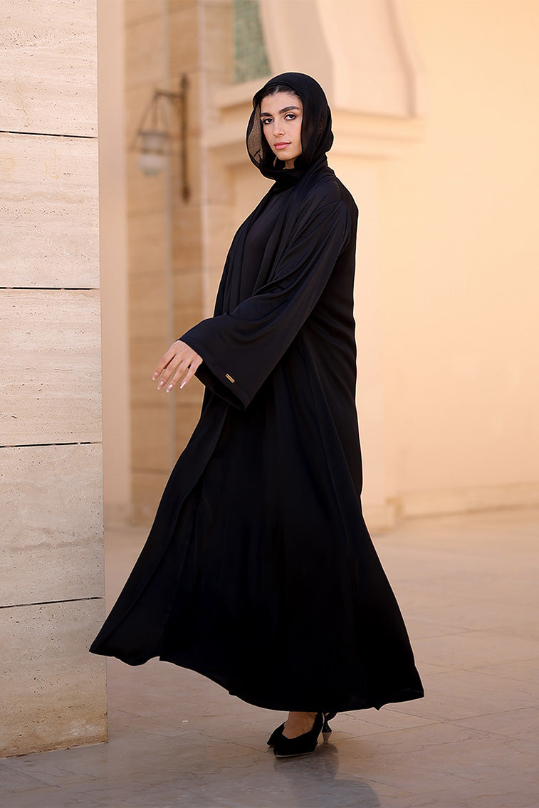 OPEN ABAYA SILK