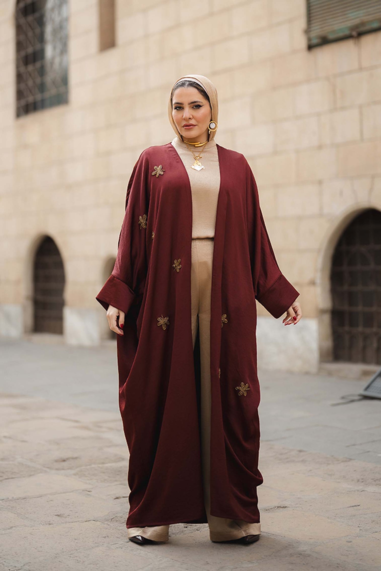 SATIN ABAYA