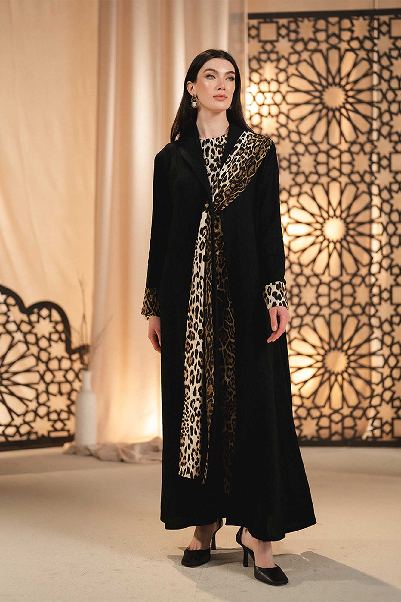 LEOPARD ABAYA