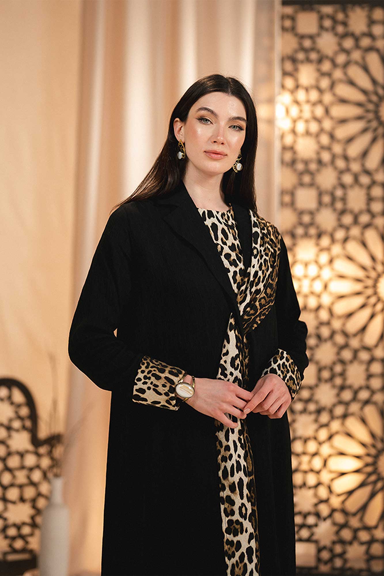 LEOPARD ABAYA