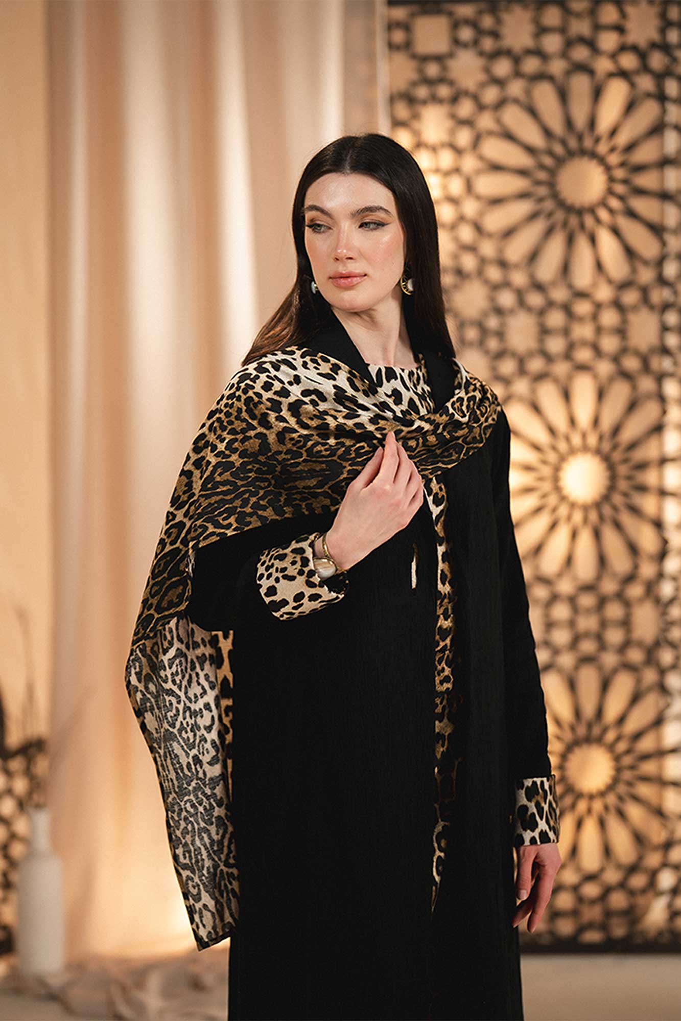 LEOPARD ABAYA