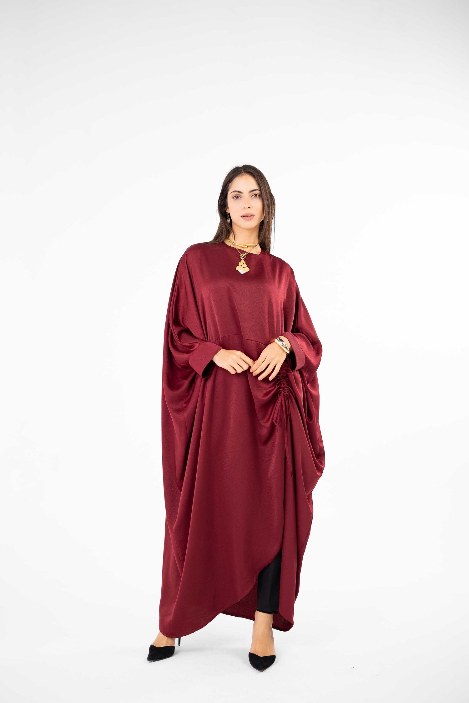 SATIN ABAYA