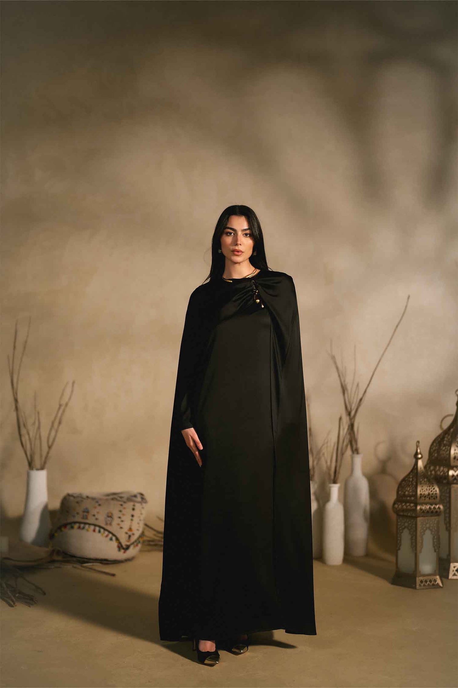 SILK  ABAYA