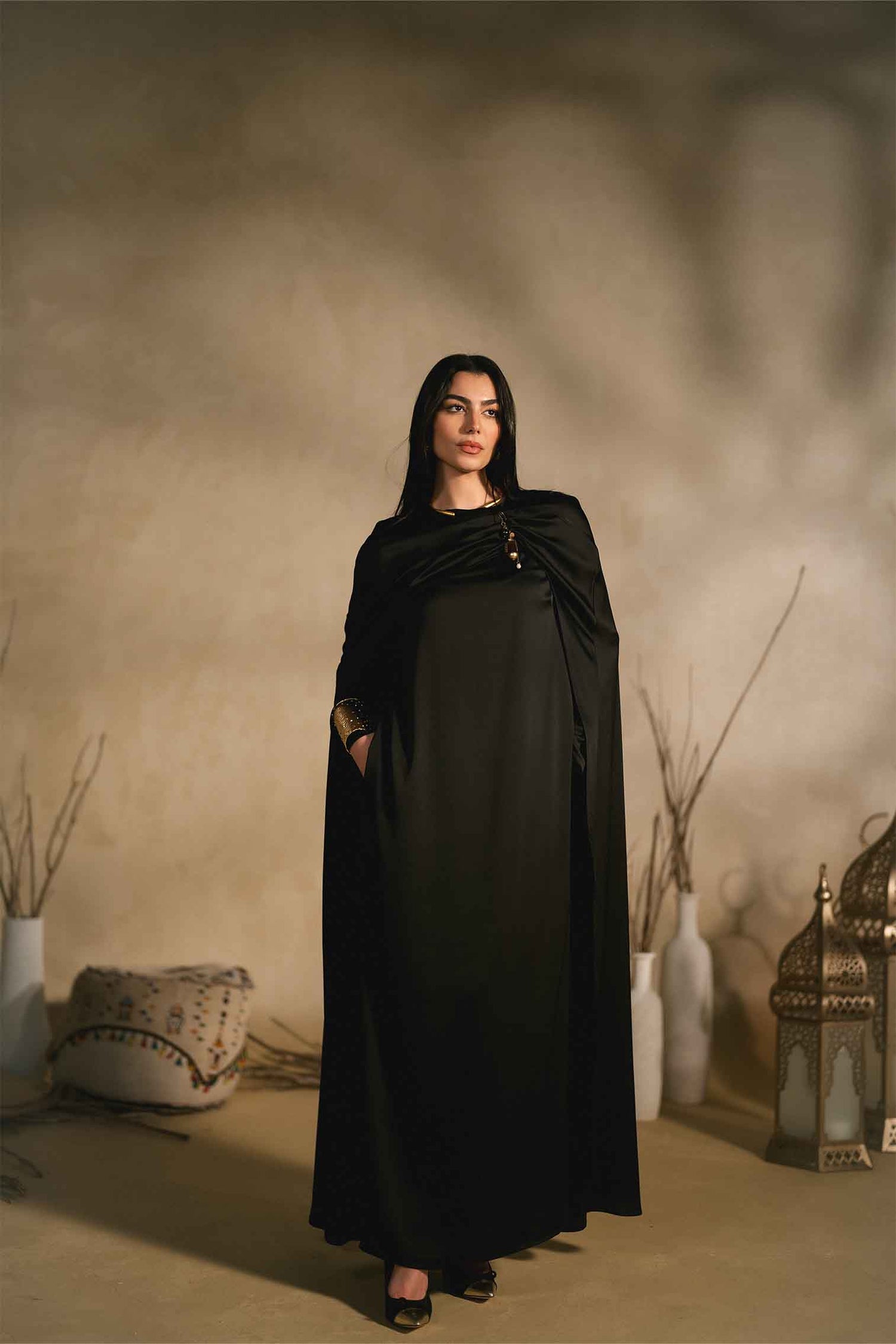 SILK  ABAYA