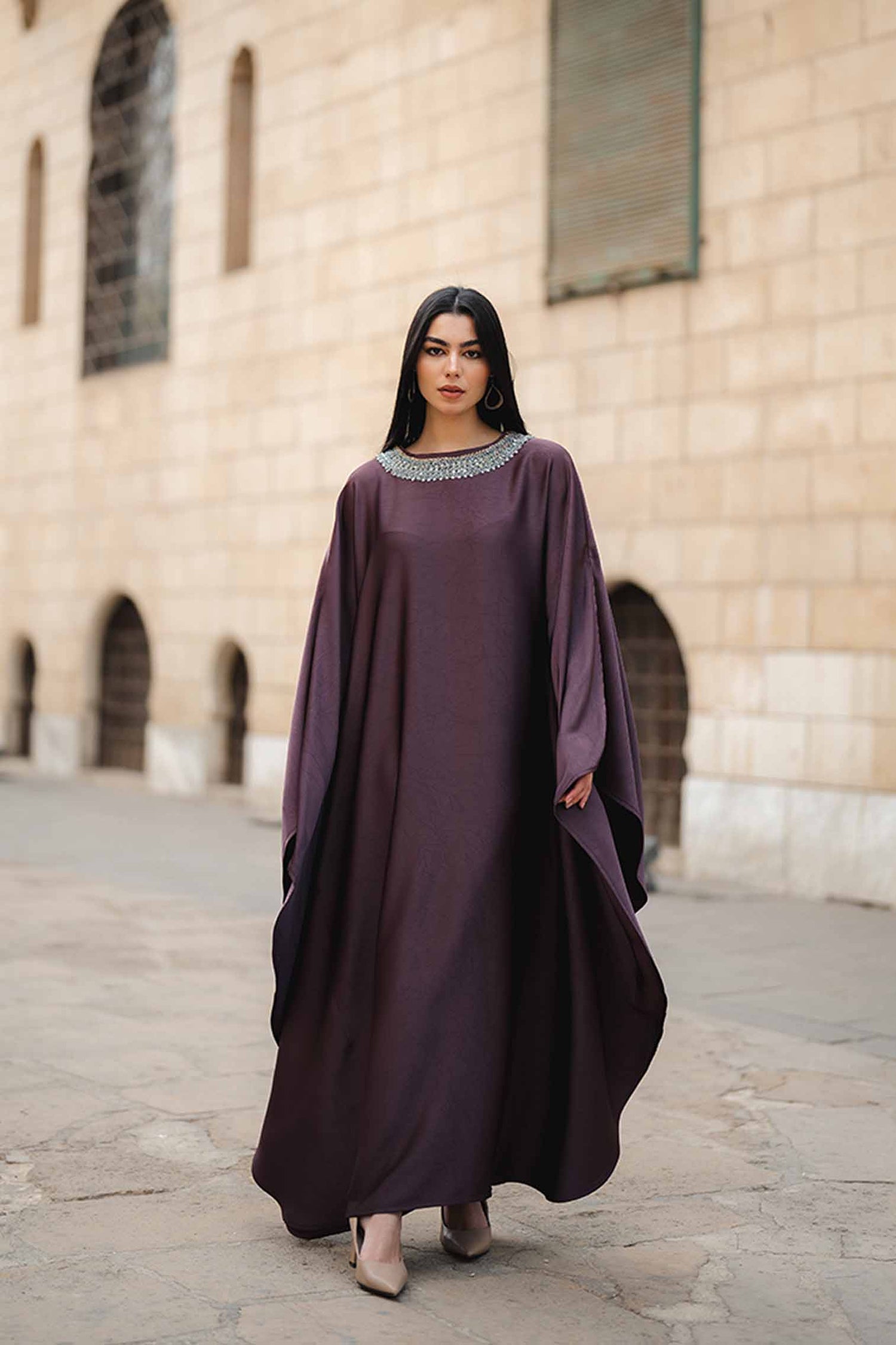 SATIN ABAYA