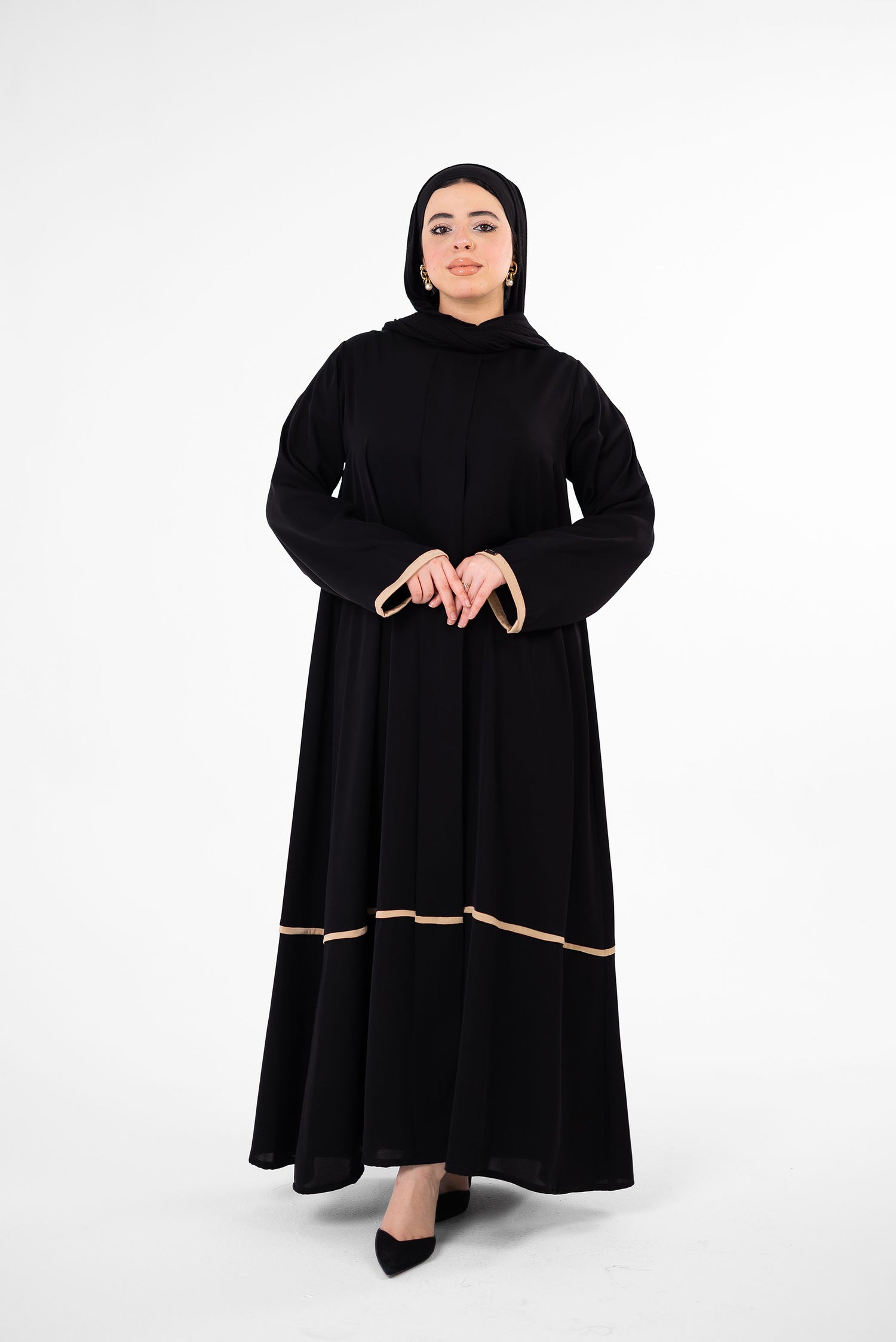 CLOSED SILK ABAYA