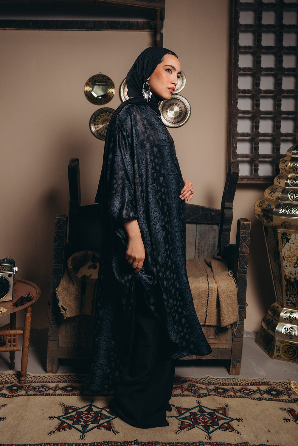 Snake leather Kimono