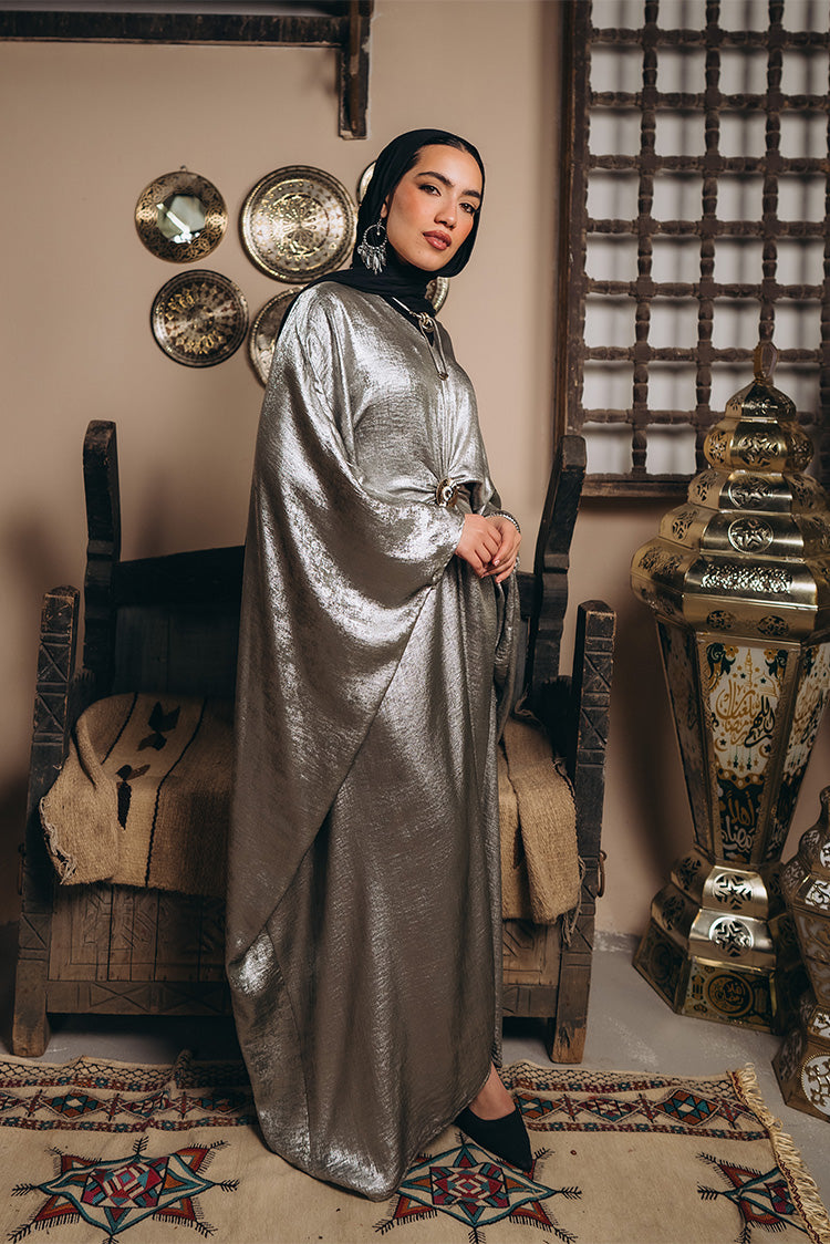 Metallic Kaftan Dress