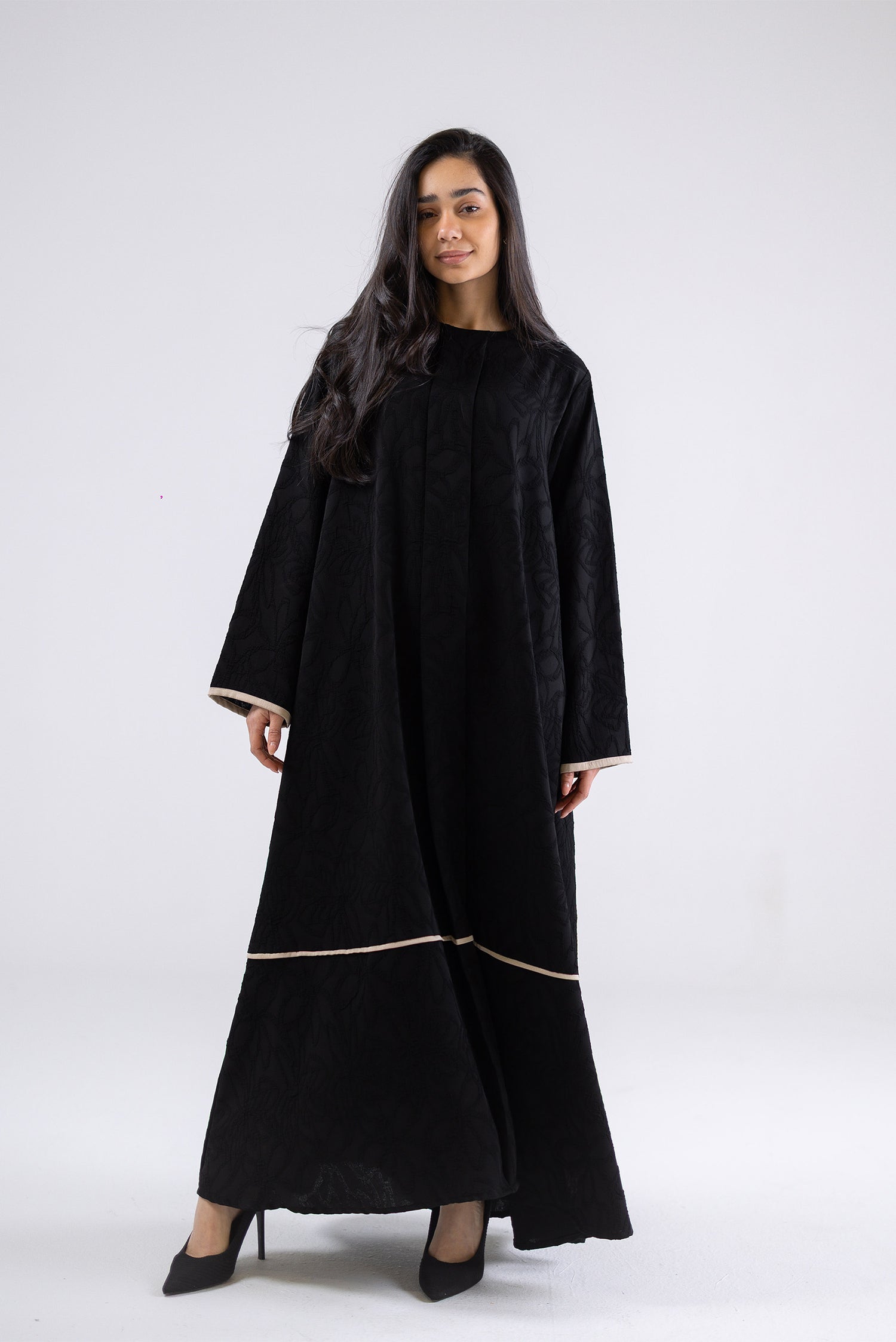 Classic Buttoned Abaya