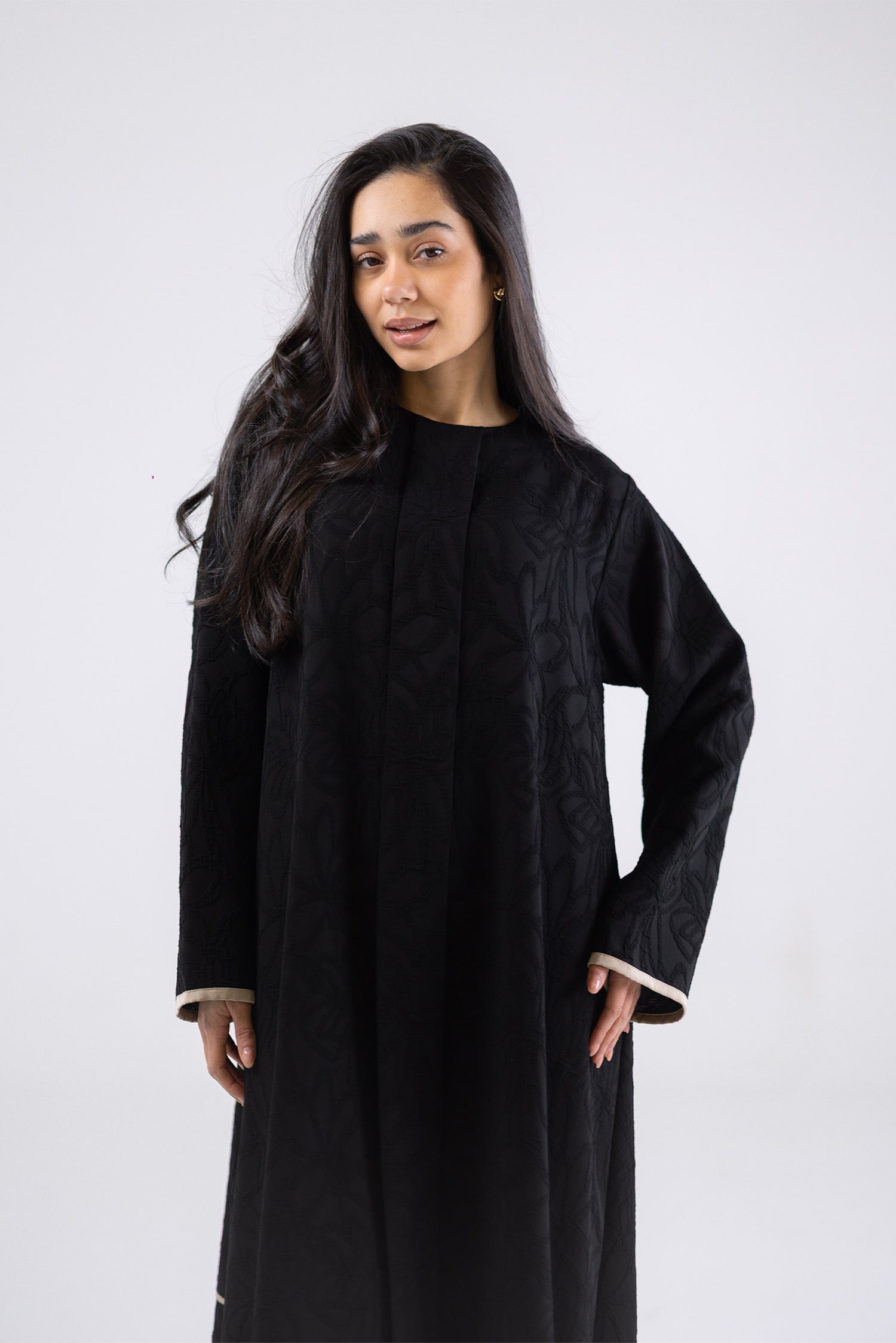 Classic Buttoned Abaya