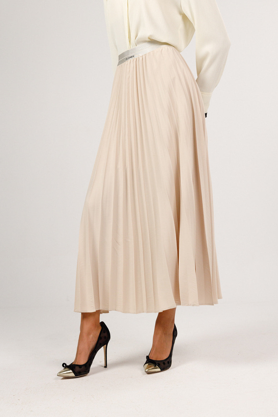 Plissé skirt