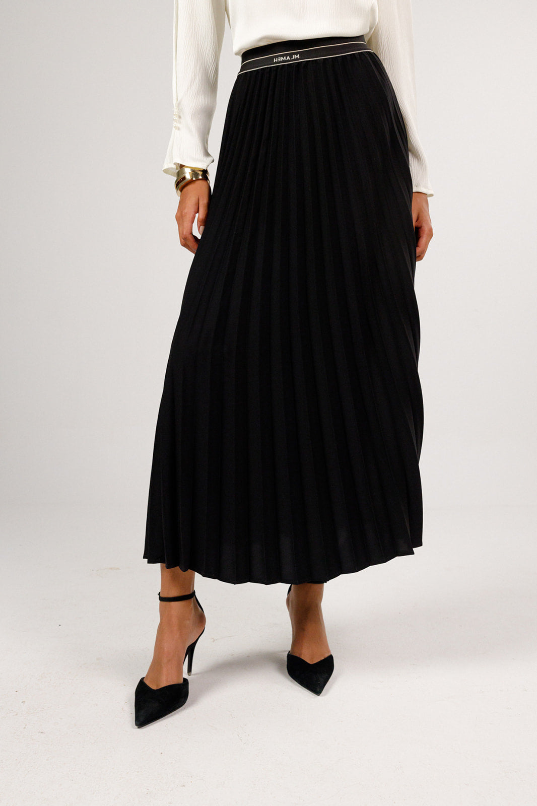 Plissé skirt