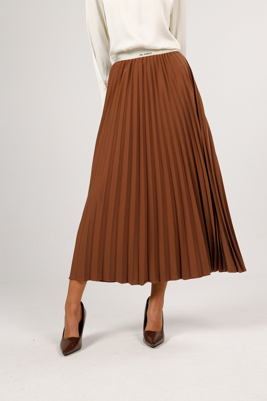 Plissé skirt