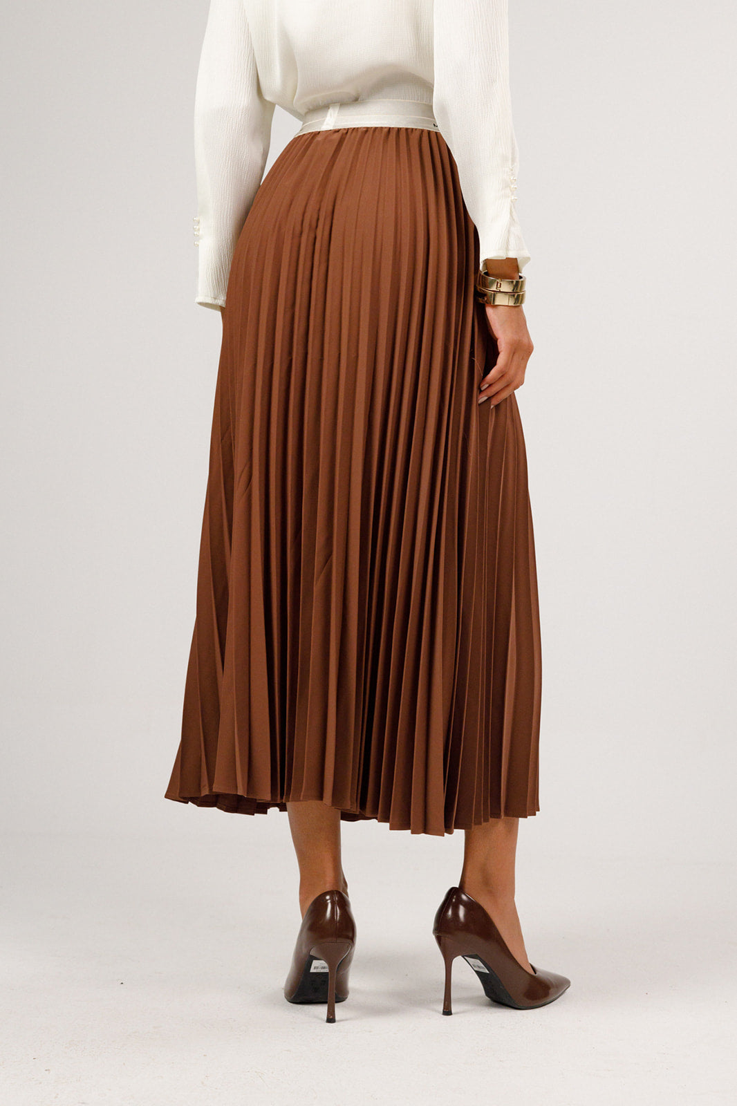Plissé skirt
