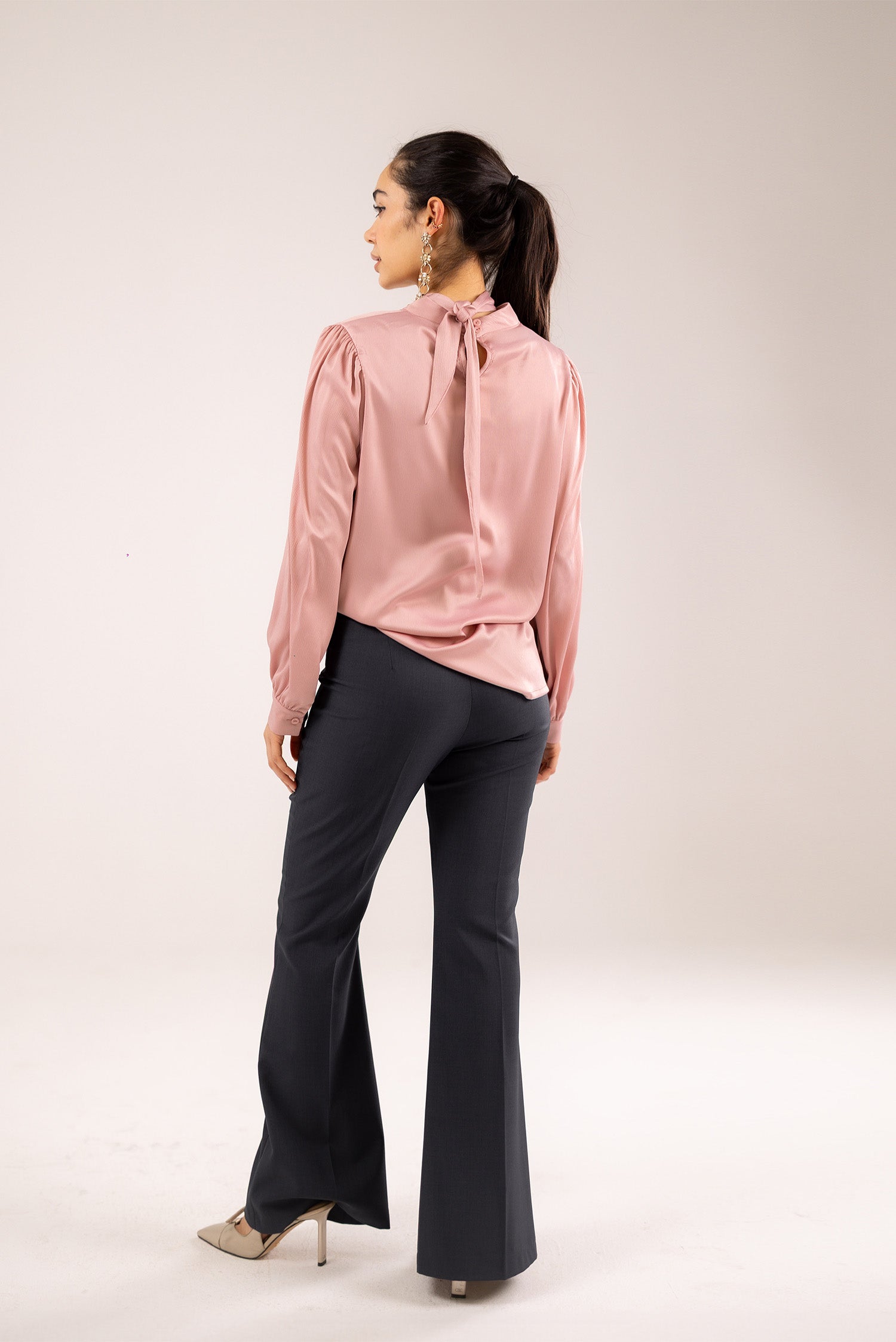 A Soft Satin Blouse