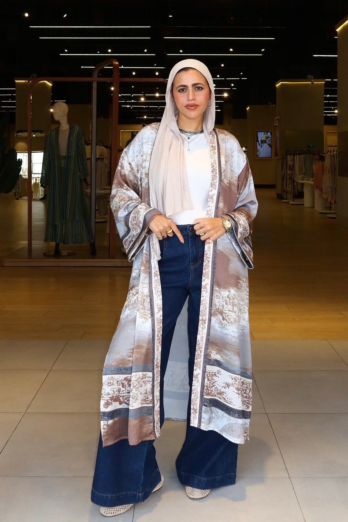 Printed Kimono