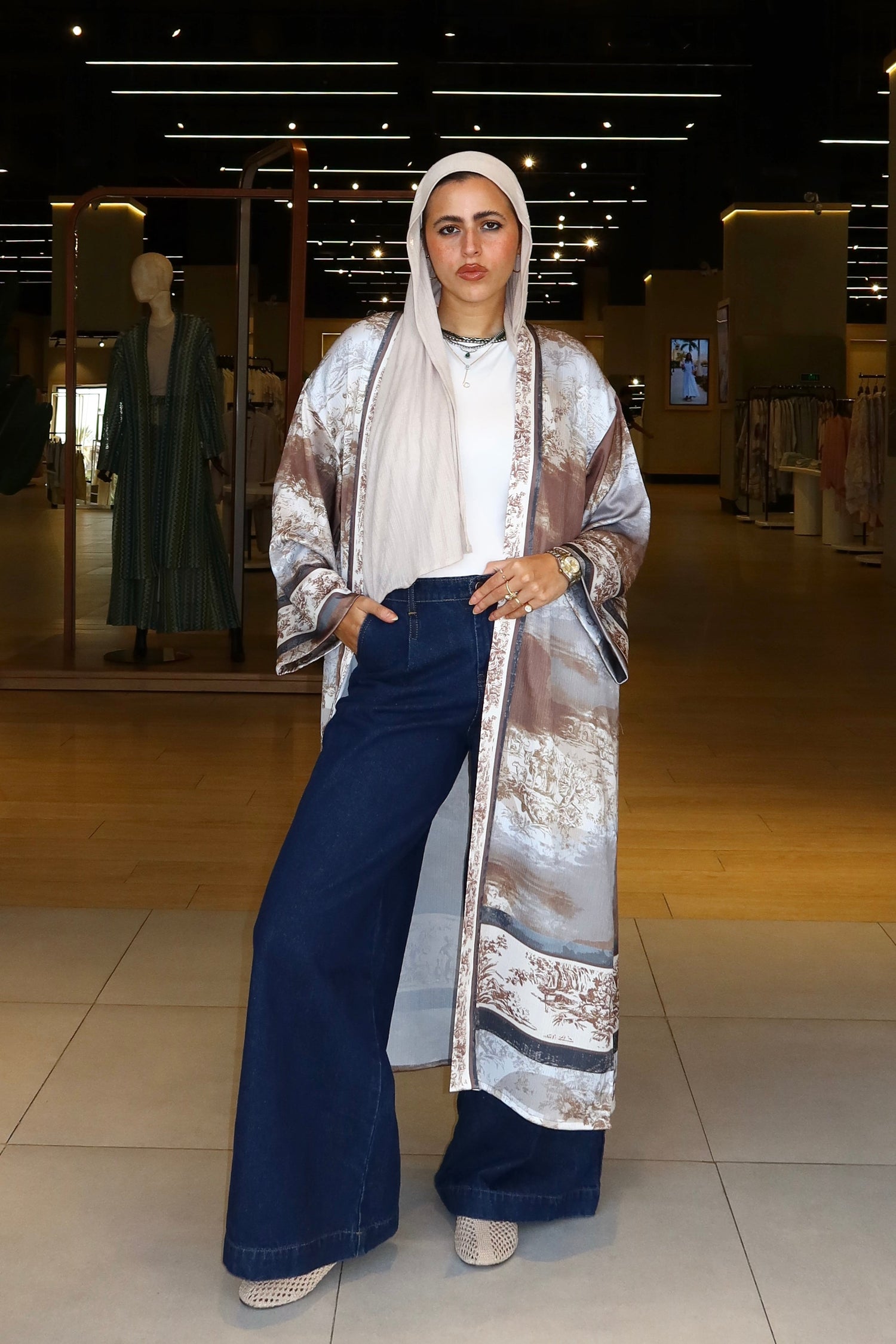 Printed Kimono