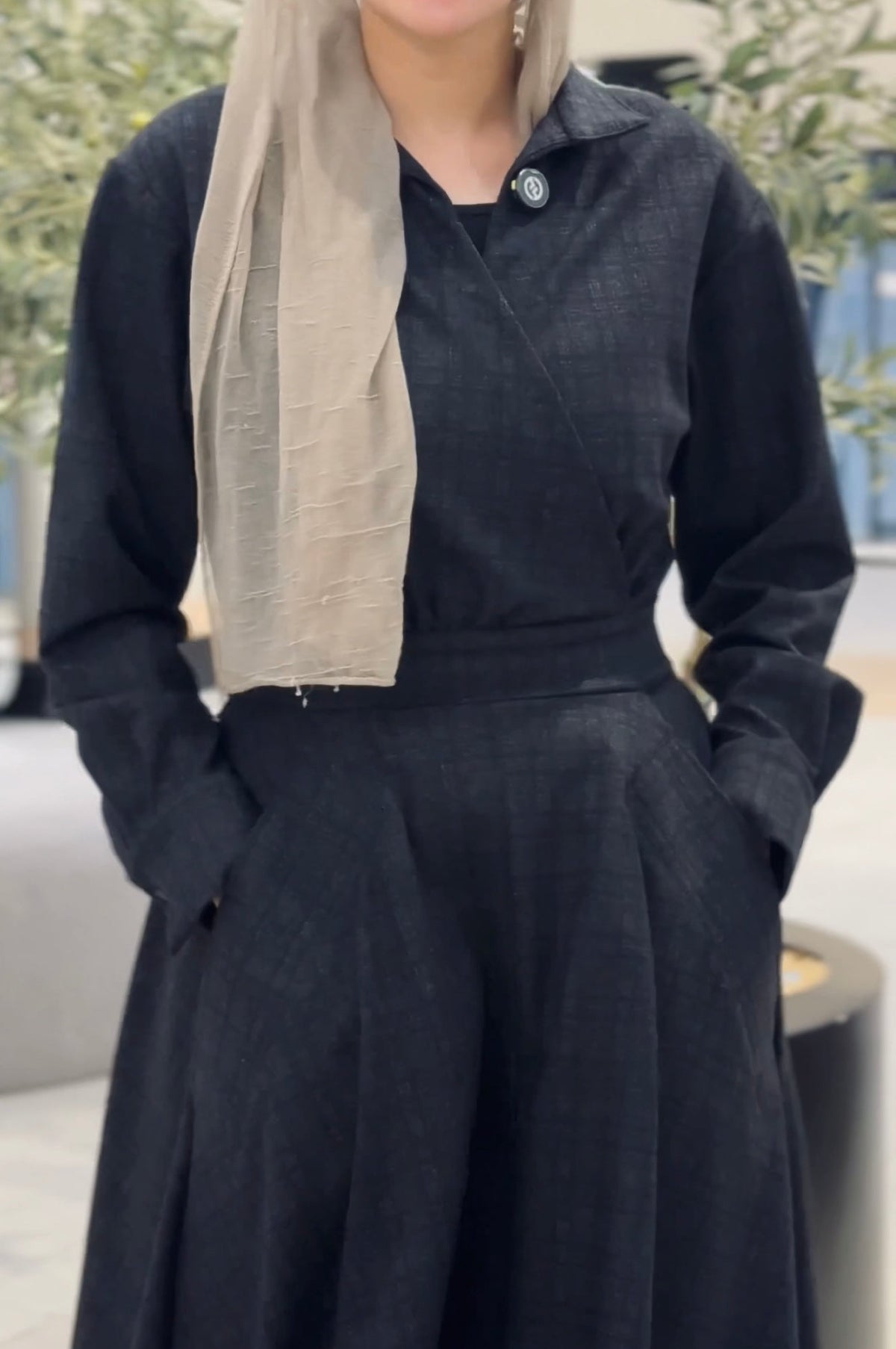 Soft Wool Maxi Dress