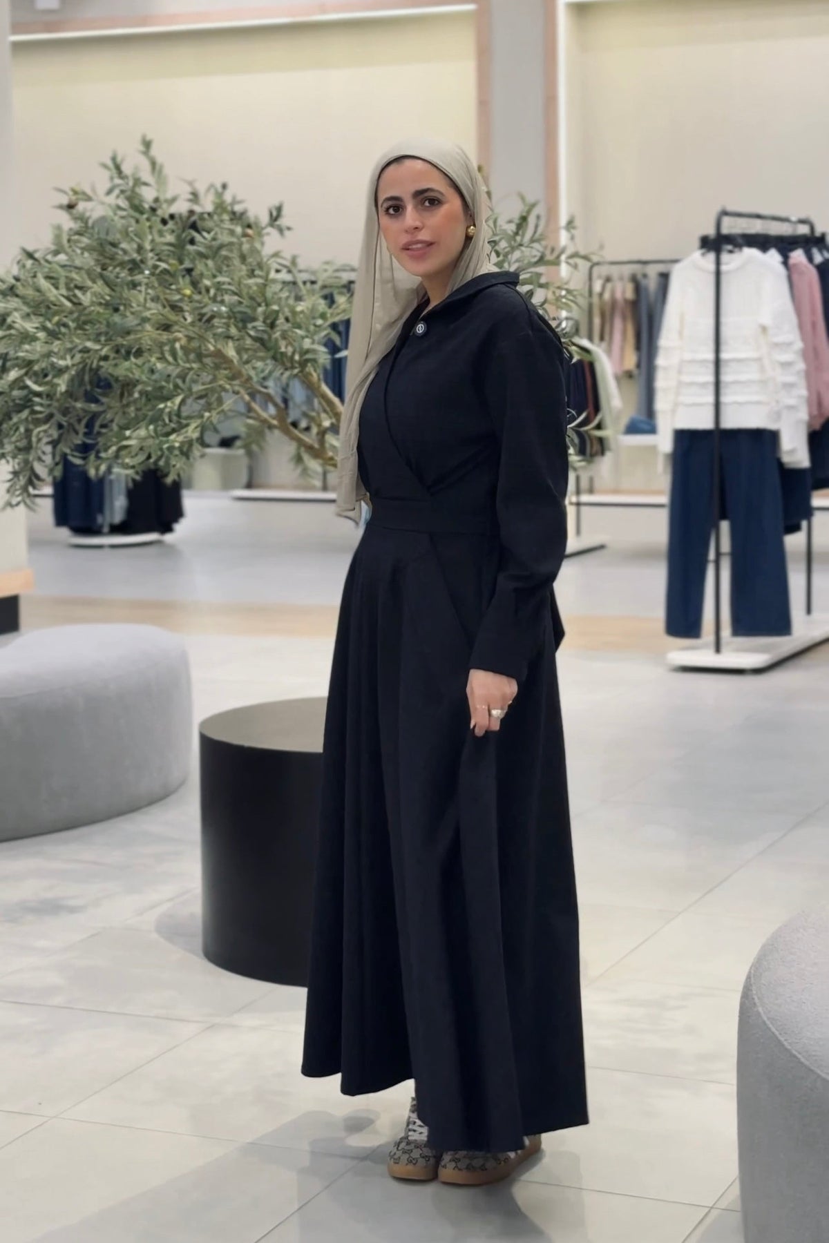 Soft Wool Maxi Dress