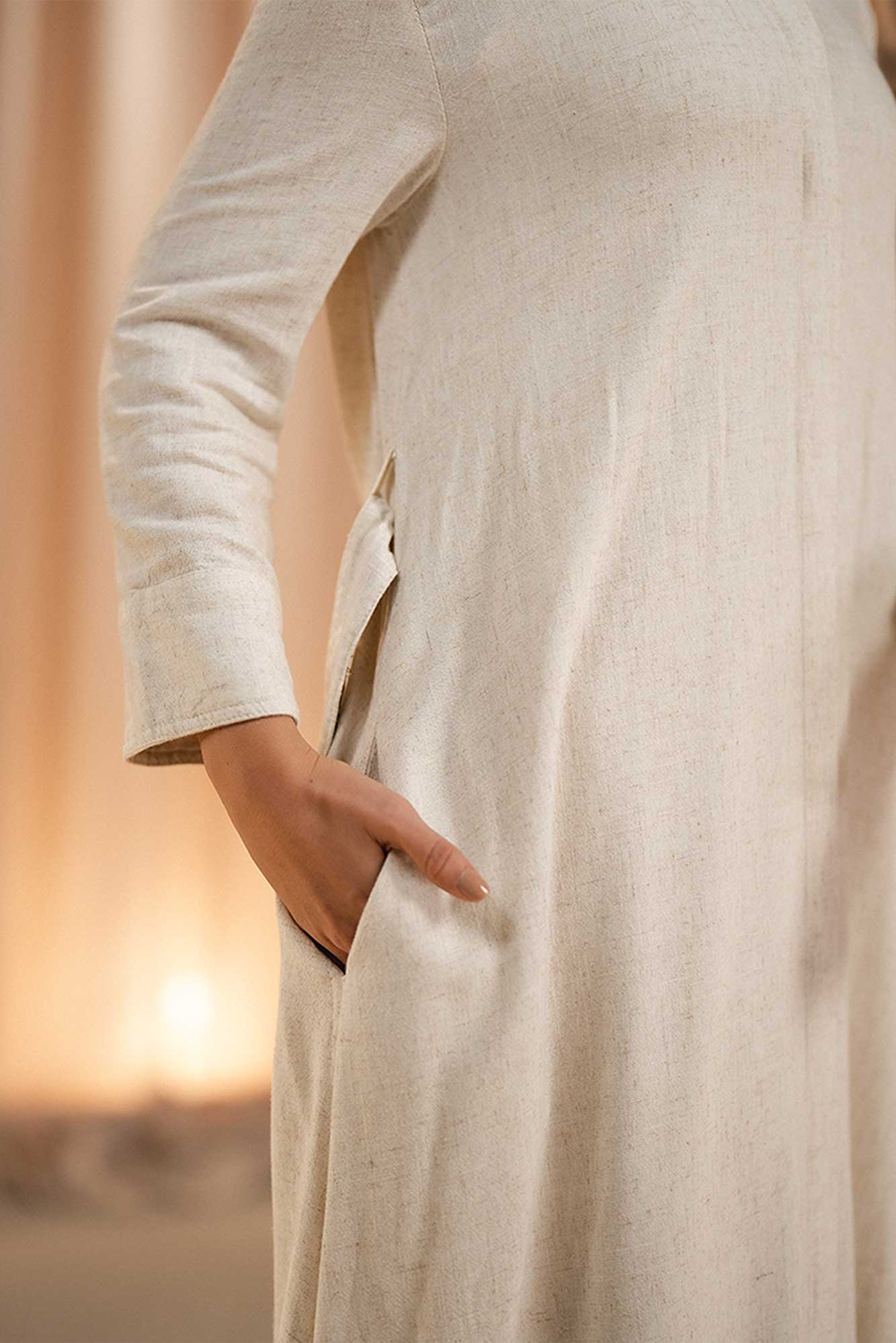 LINEN DRESS