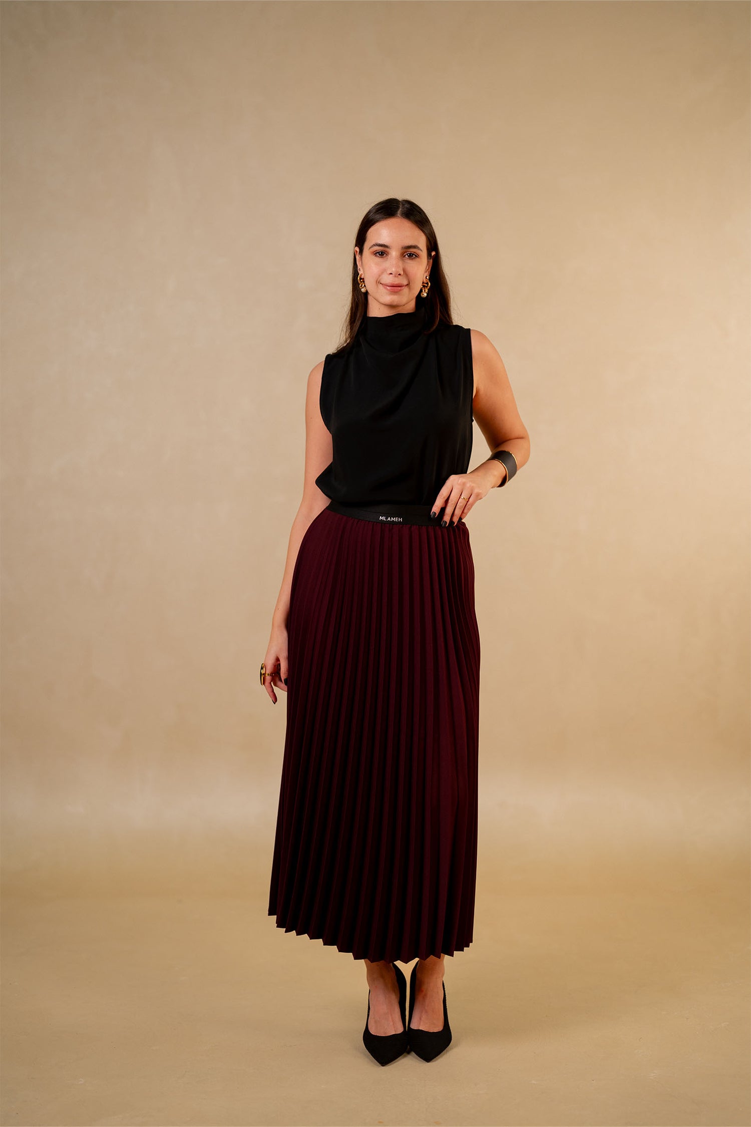 PLEATED SKIRT