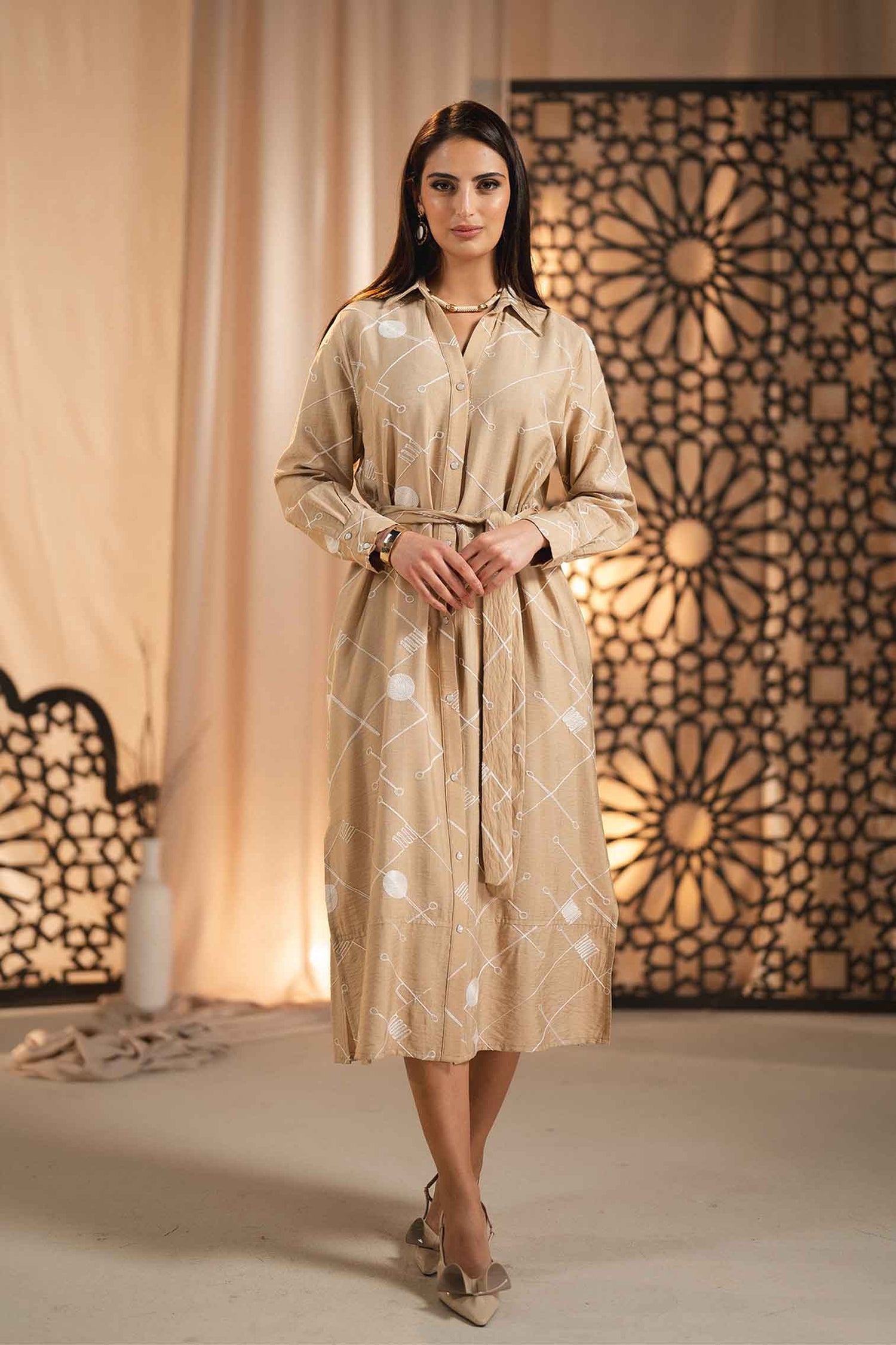 LINEN DRESS