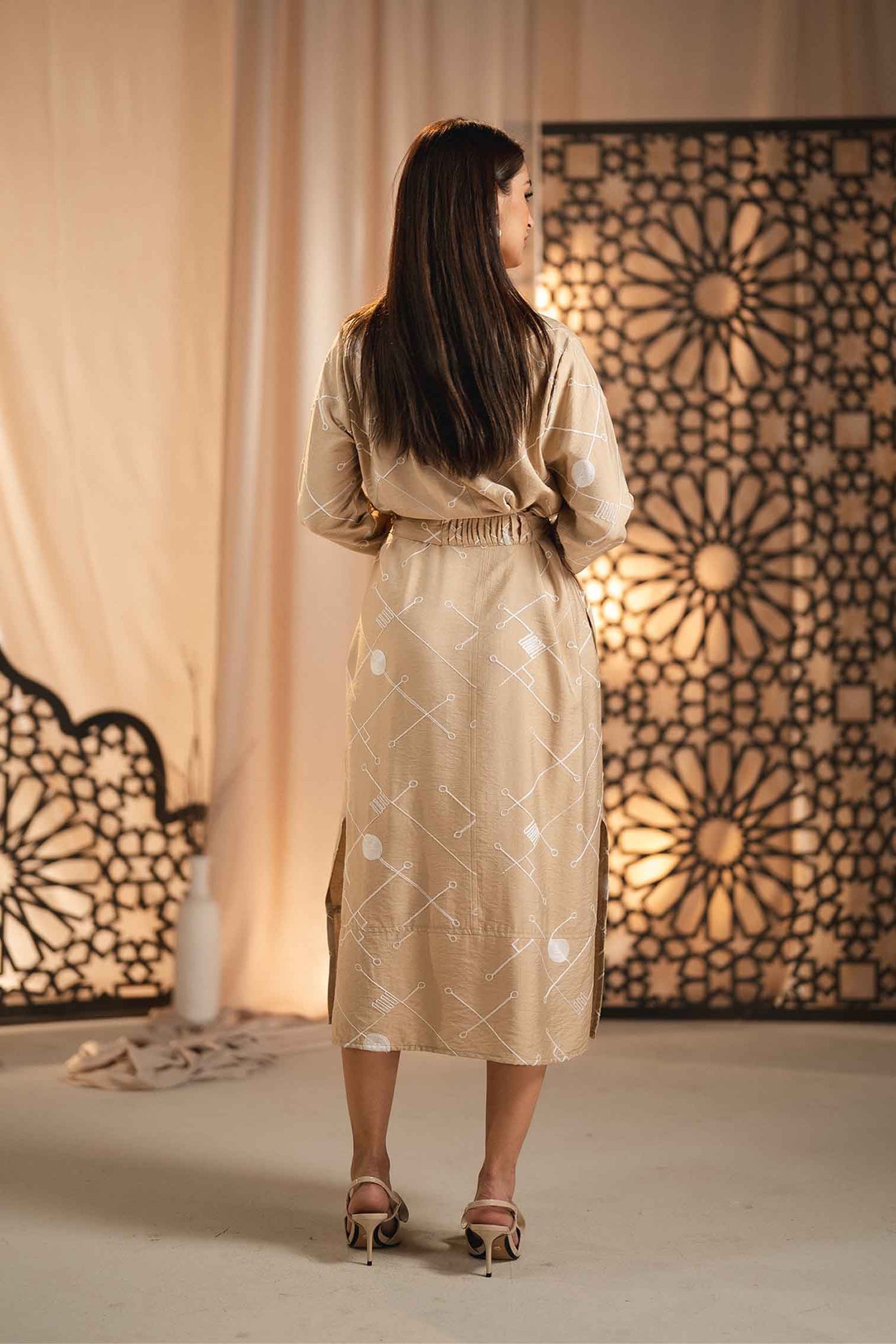 LINEN DRESS