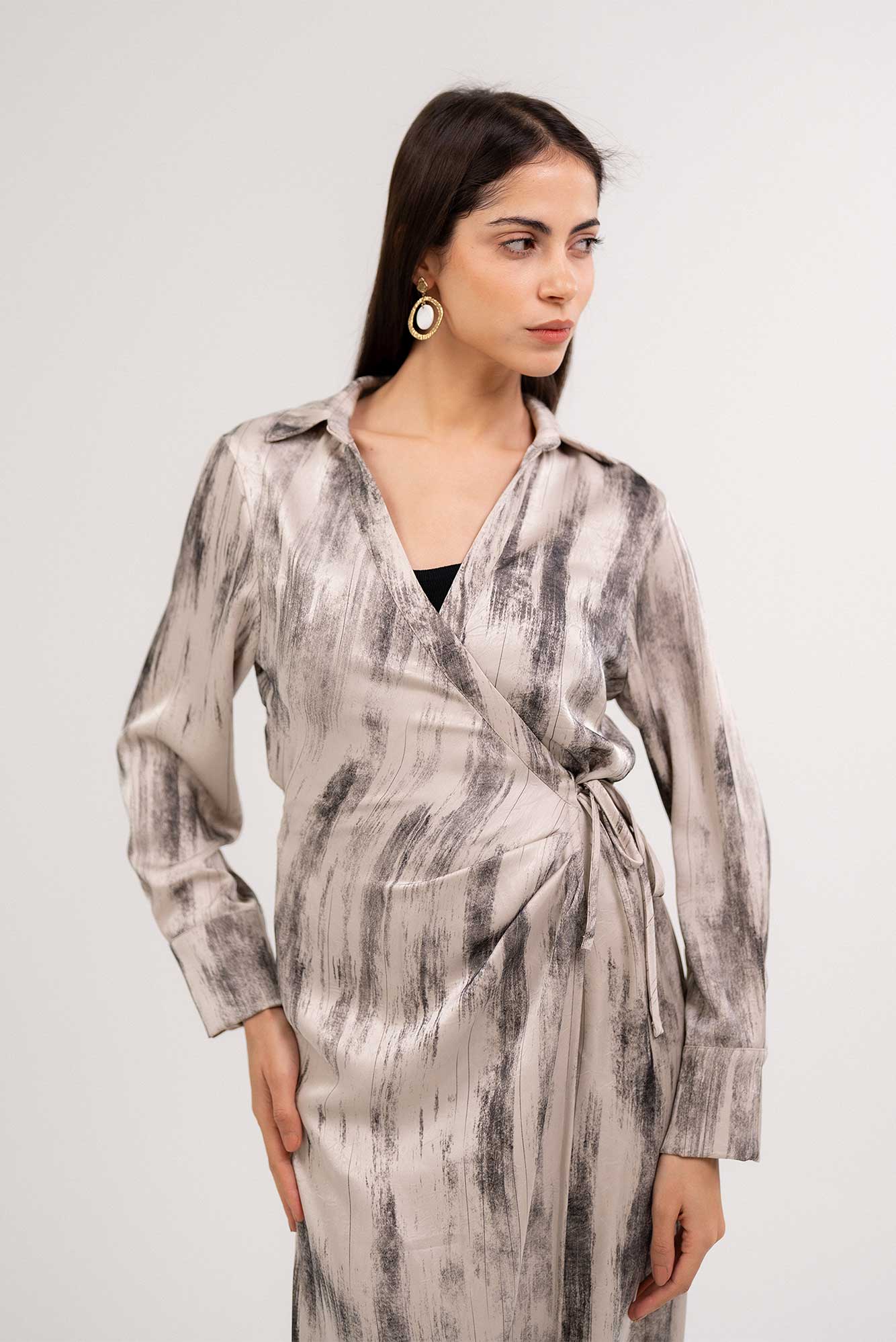 BODYCON SATIN DRESS