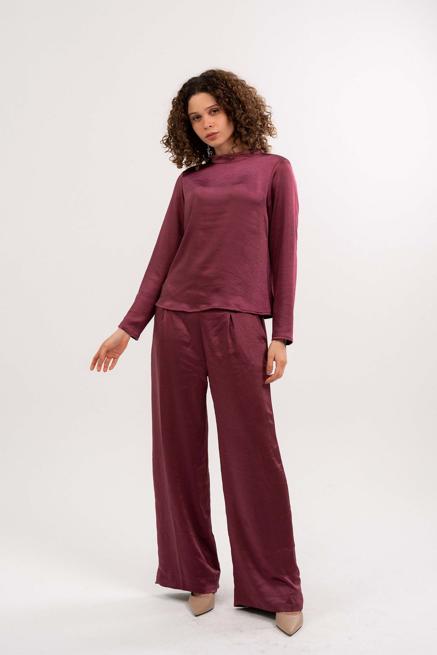 SATIN PANTS