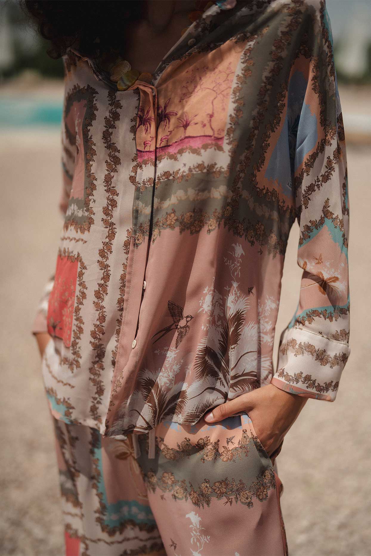 Summery patterned Chemise
