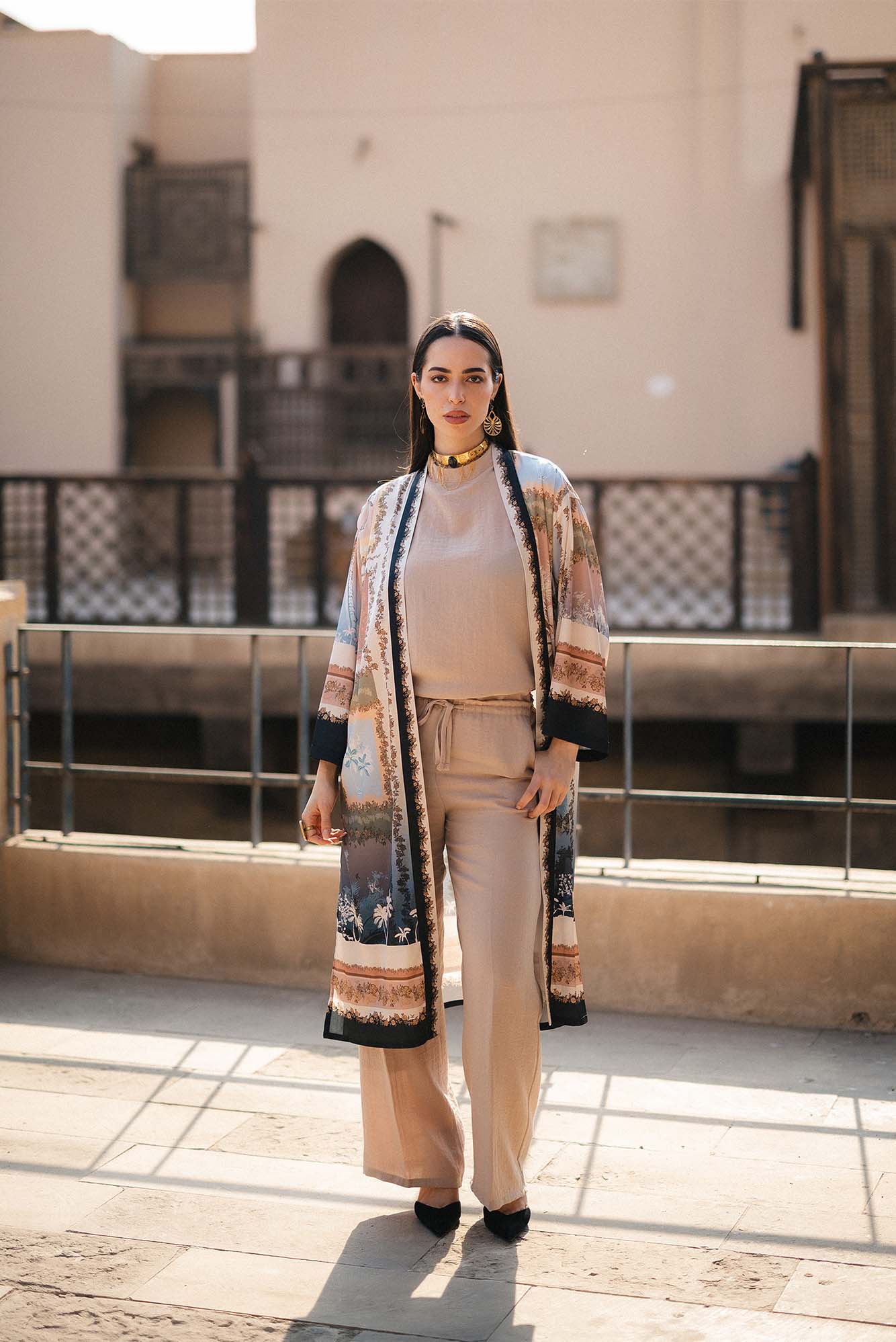 PRINTED CARDIGAN