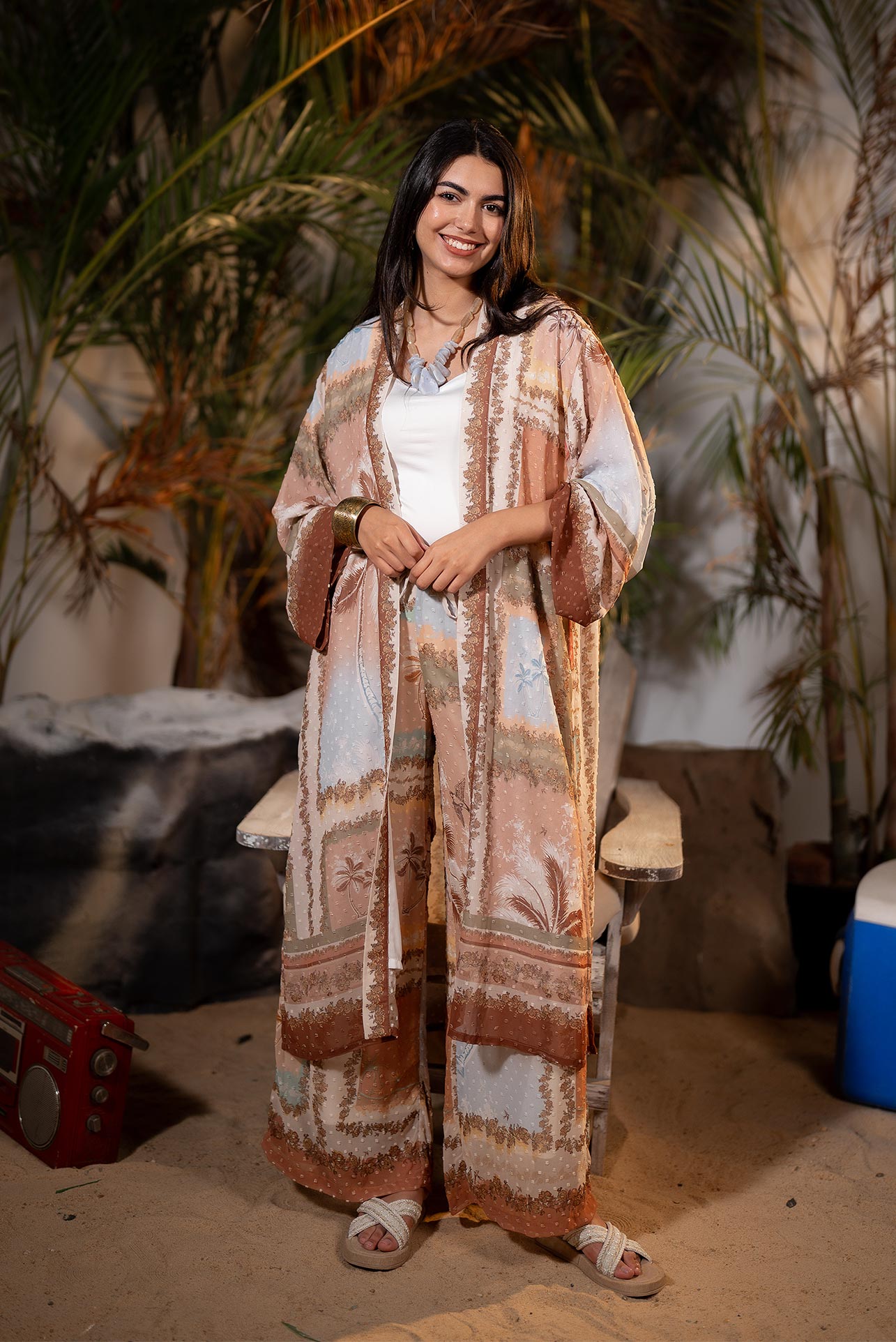 Palm cardigan