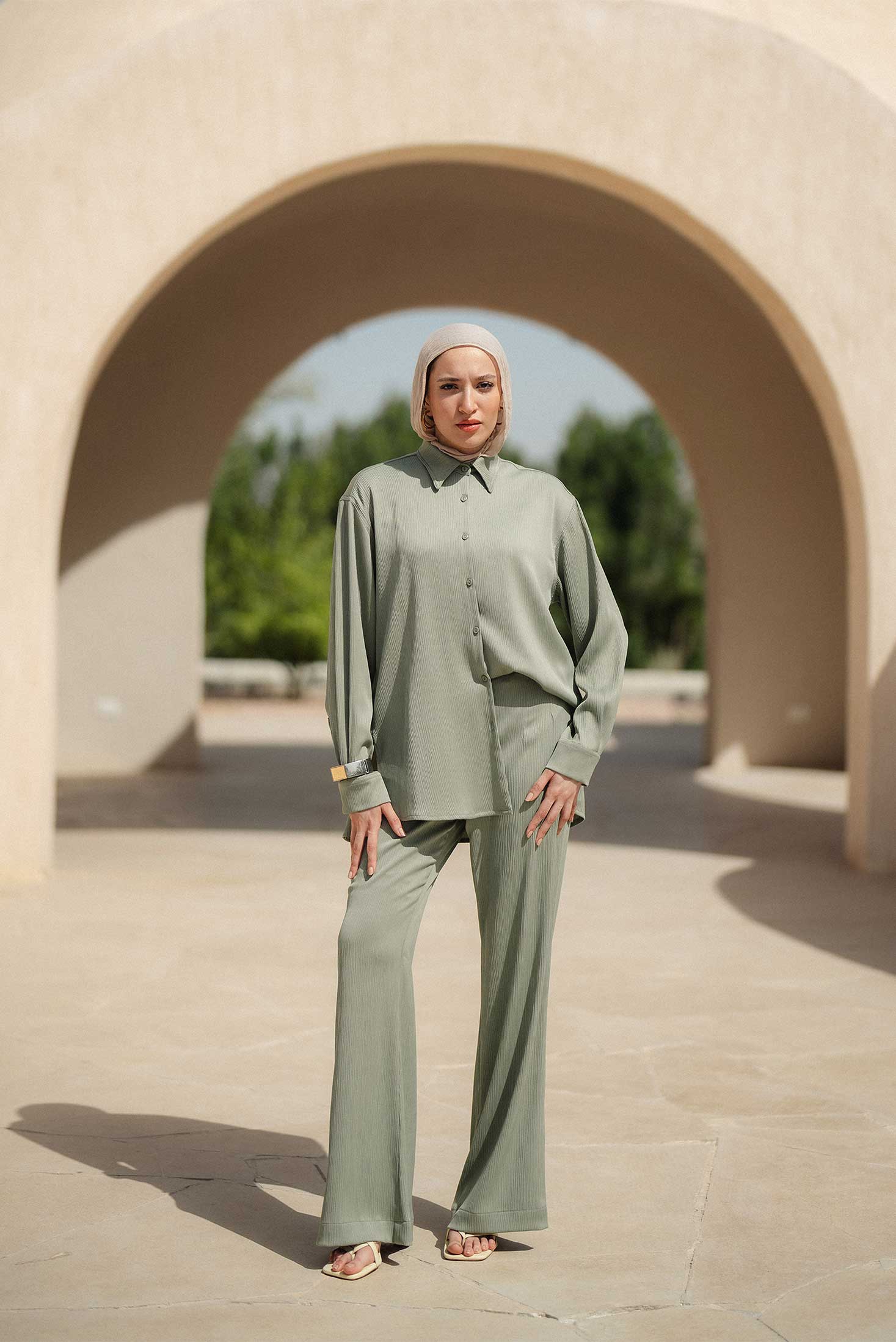 Wide pants
