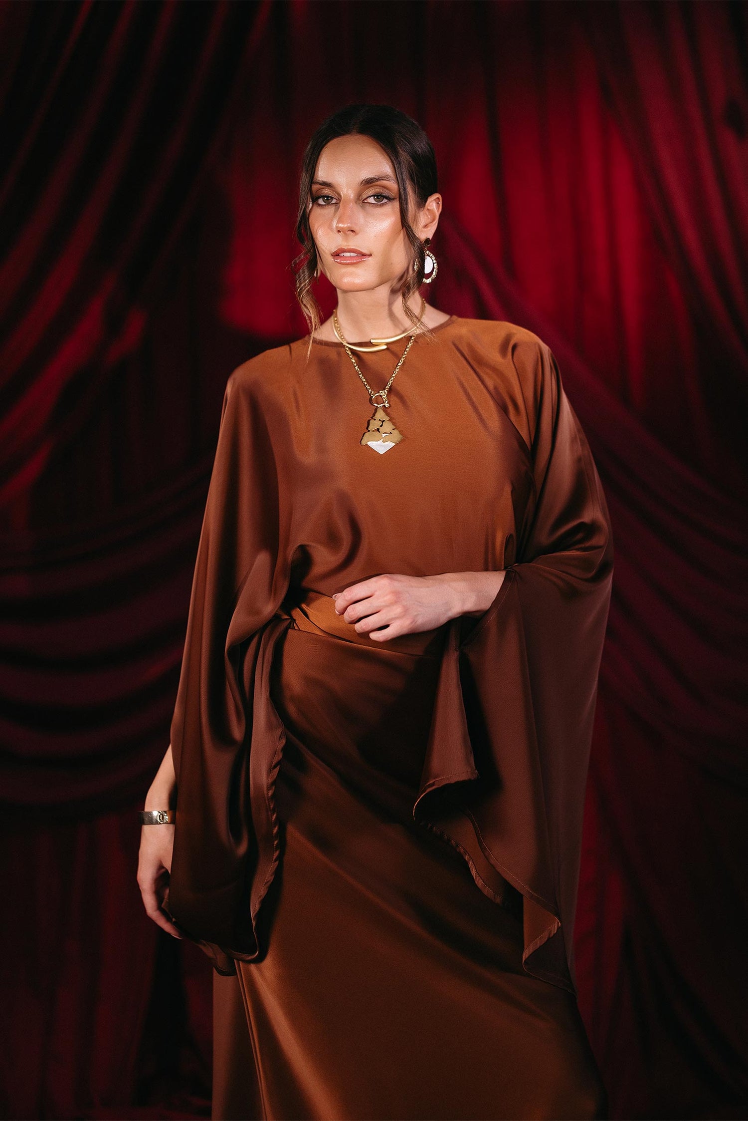 Satin Shawl