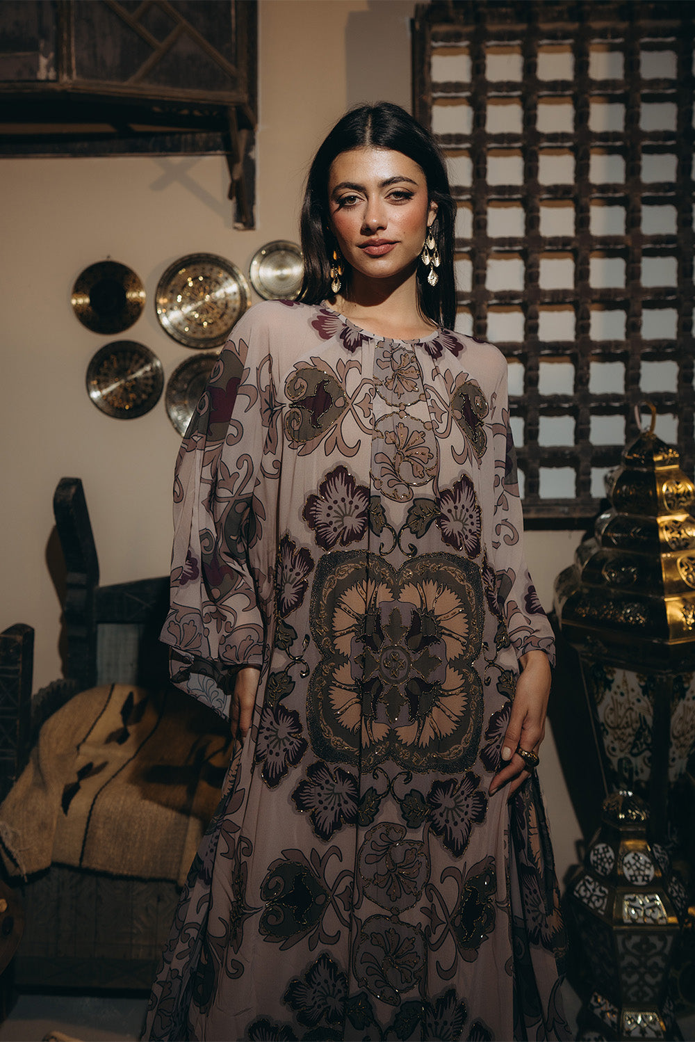 Sequined Abaya