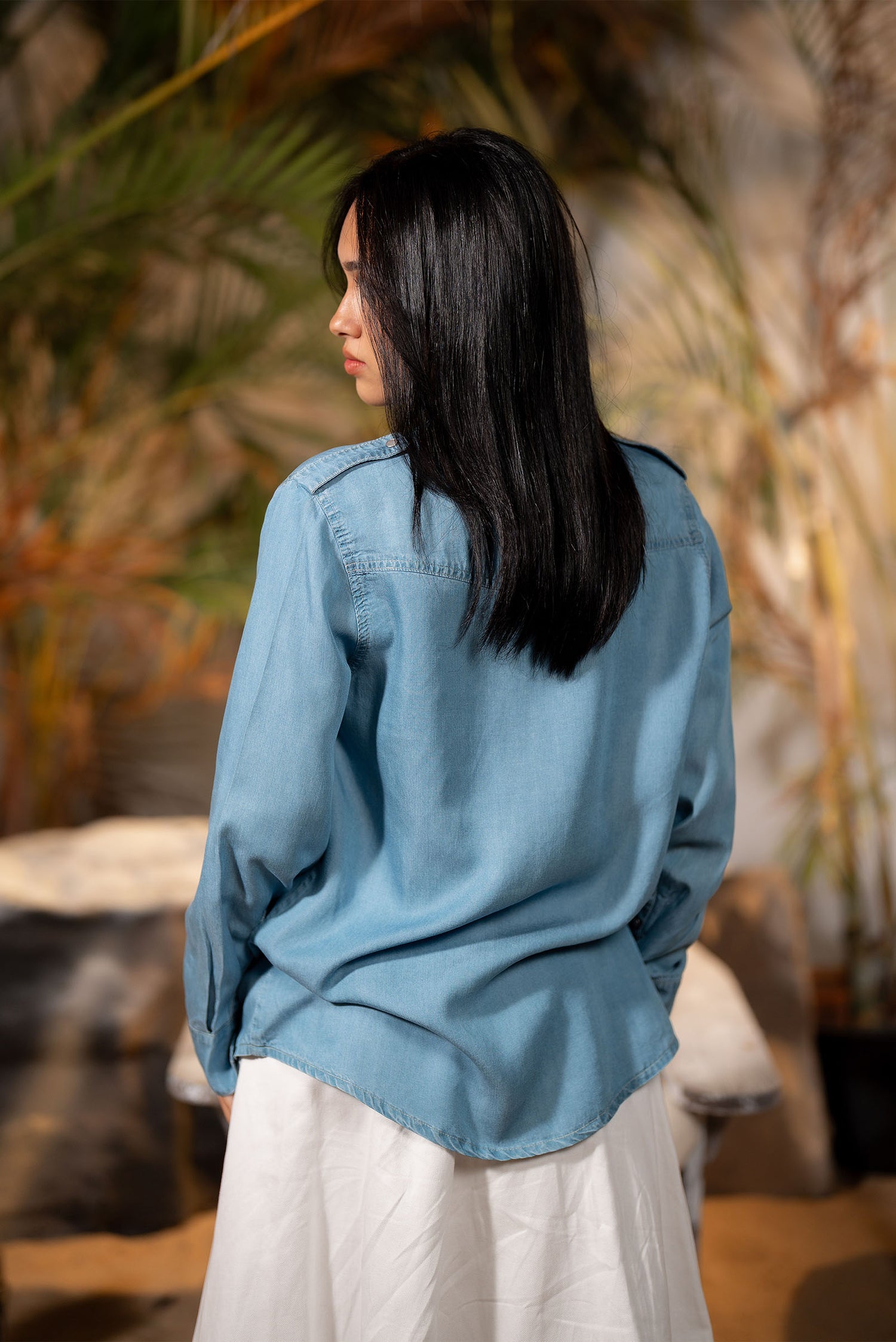 Denim shirt