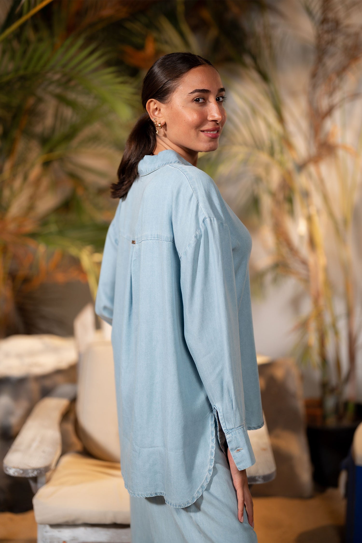 Denim shirt