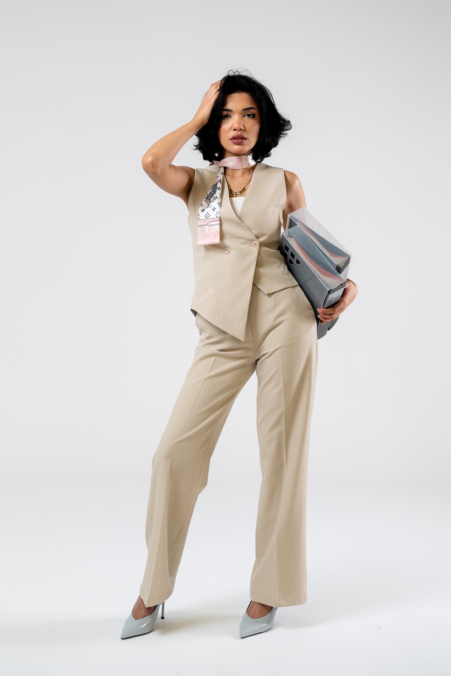 Straight-Leg Trousers
