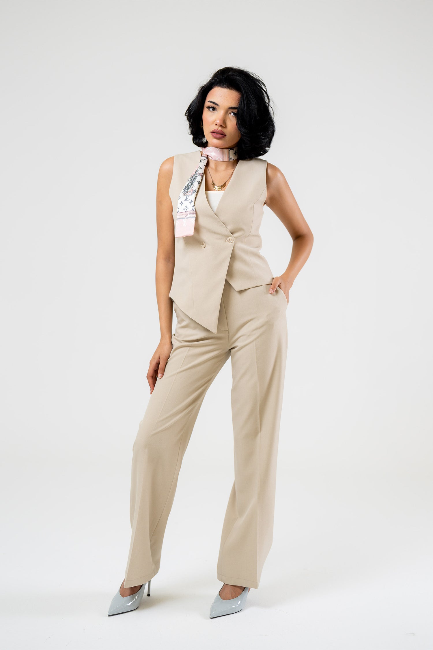 Straight-Leg Trousers