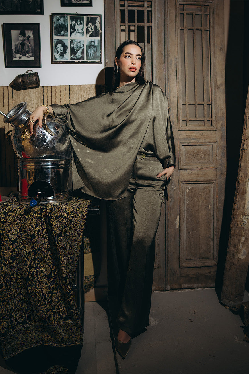 Draped Asymmetrical Top