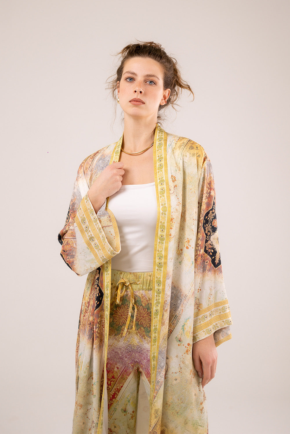The Mosaic Open Kimono
