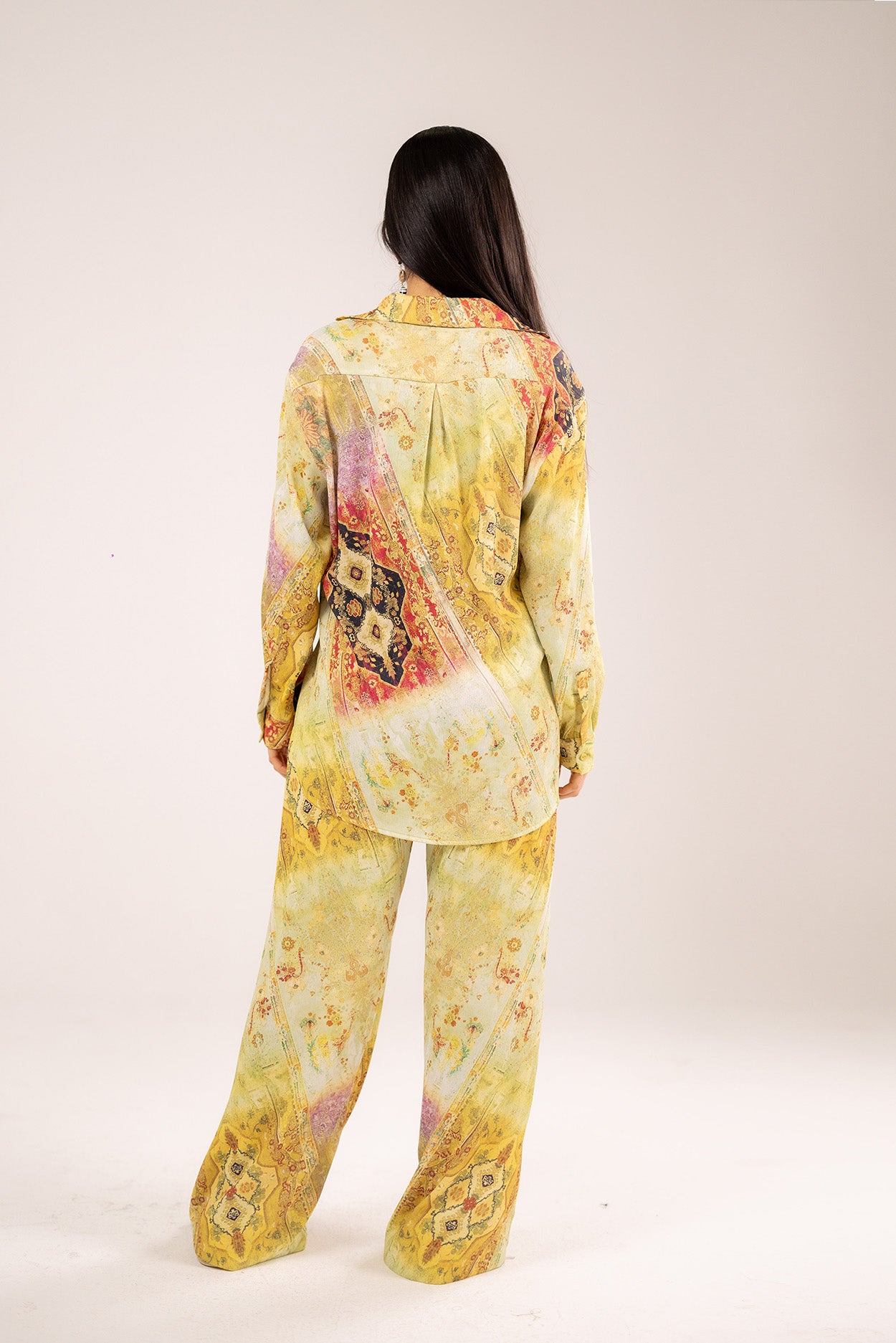 The Mosaic Wide-Leg Trousers