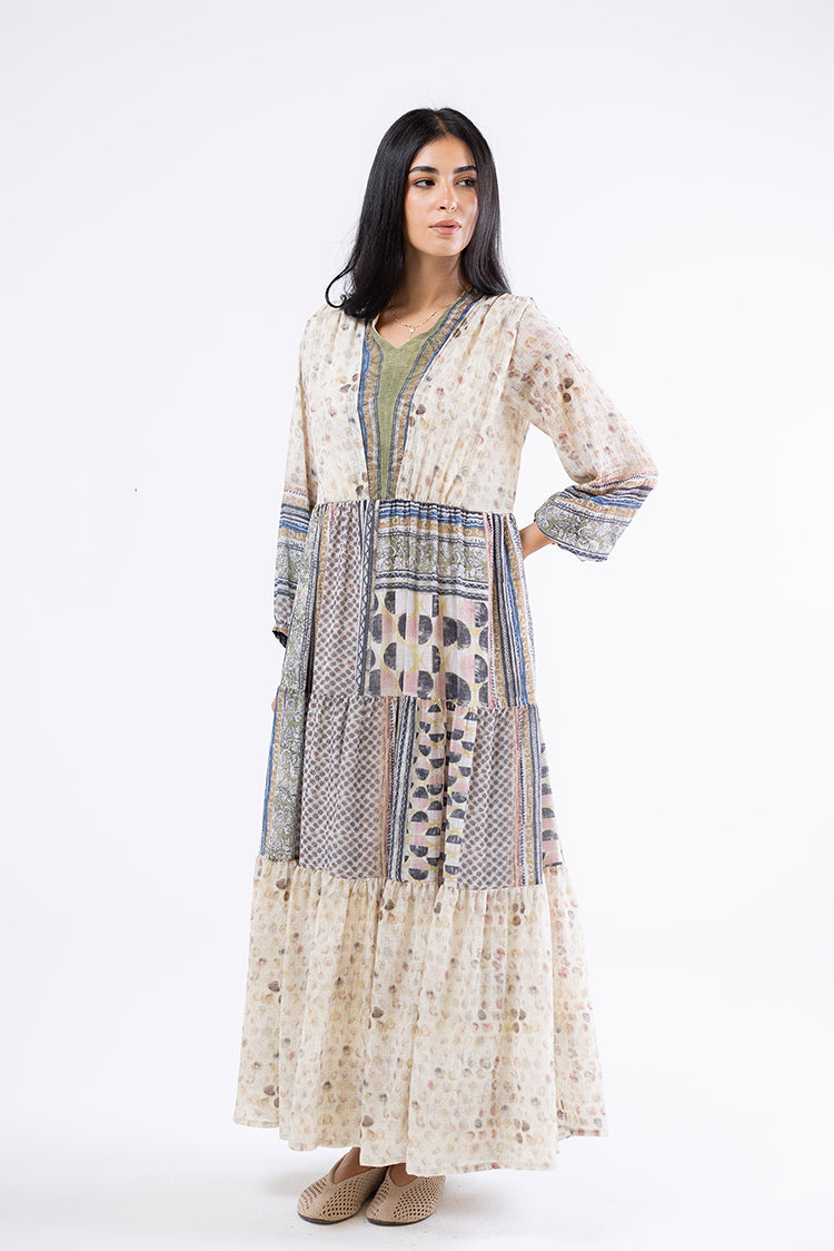 Patchwork Maxi Dress