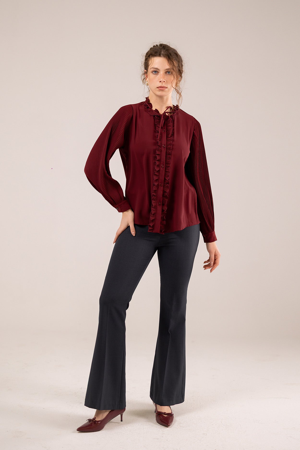 The Ruffle Blouse